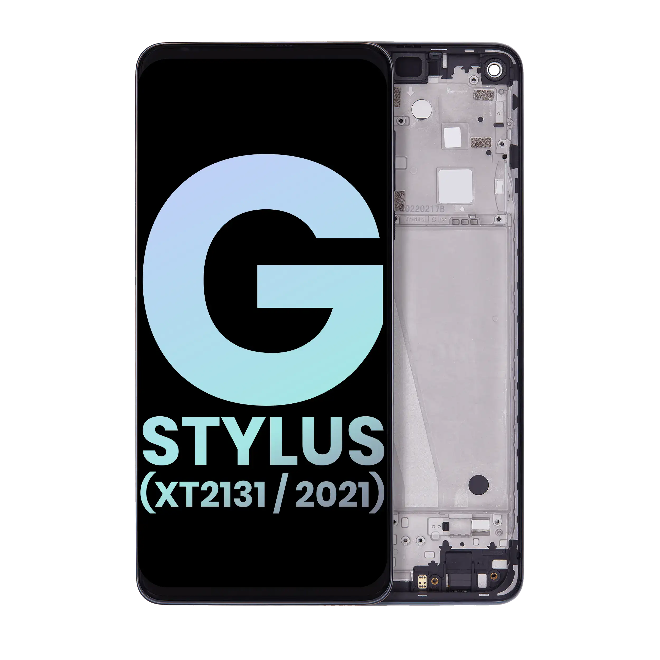 Lcd Assembly With Frame Compatible For Motorola Moto G Stylus 5G (Xt2131 / 2021) (Official - Not Aftermarket) (Cosmic Emerald)