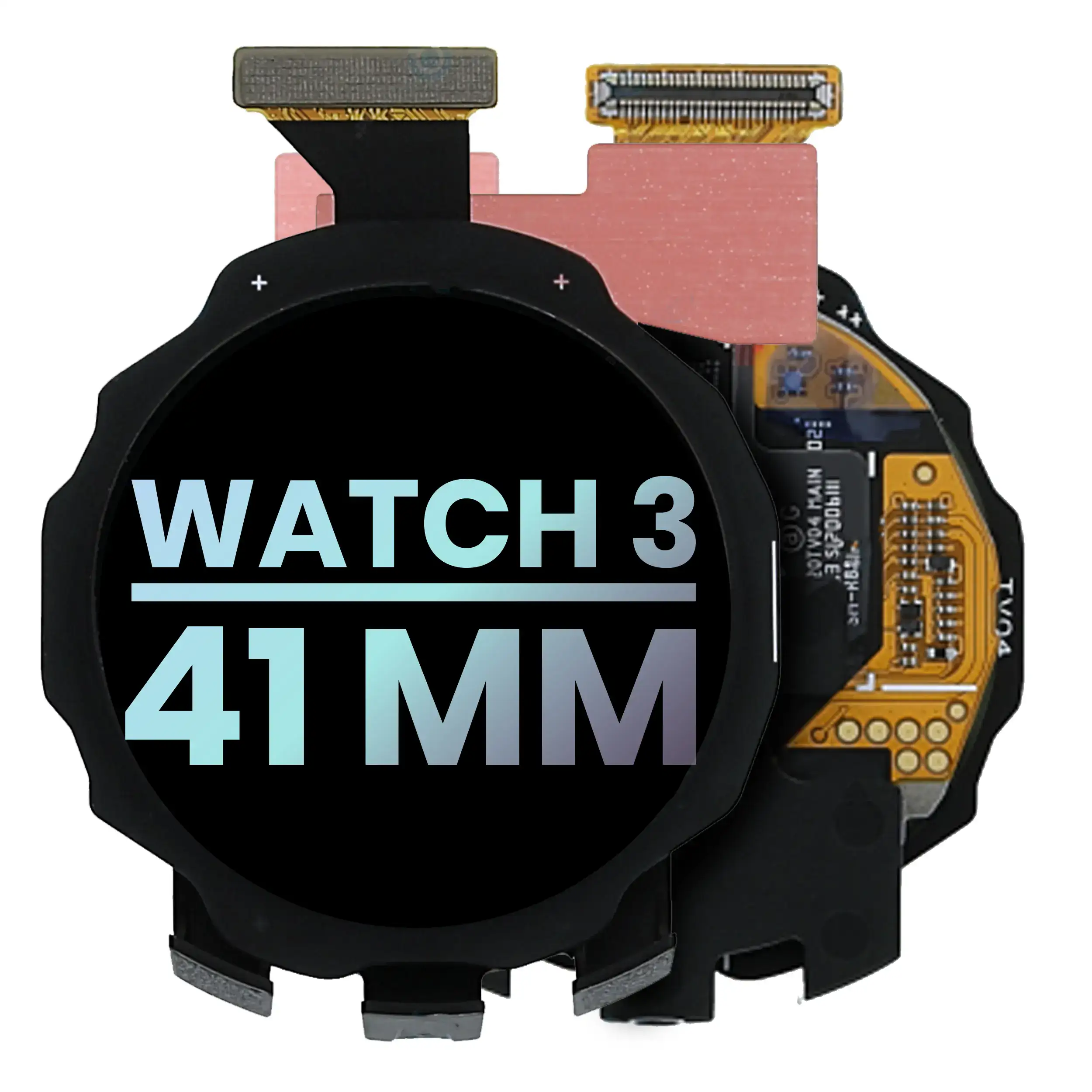 Lcd Assembly Compatible For Samsung Galaxy Watch 3 (41Mm) (Service Pack) (Black)