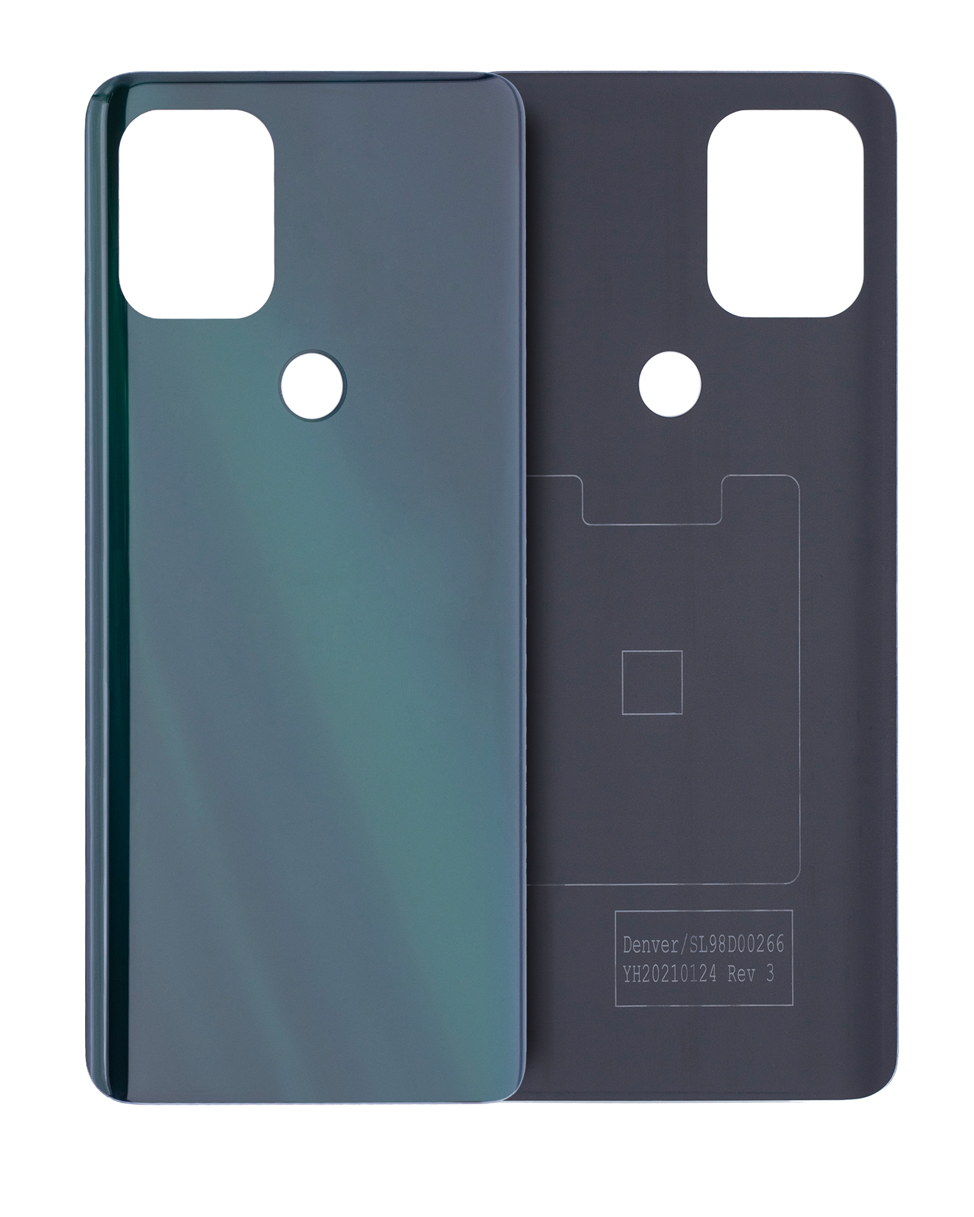 Back Cover Glass Compatible For Motorola Moto G Stylus 5G (Xt2131 / 2021) (Cosmic Emerald)