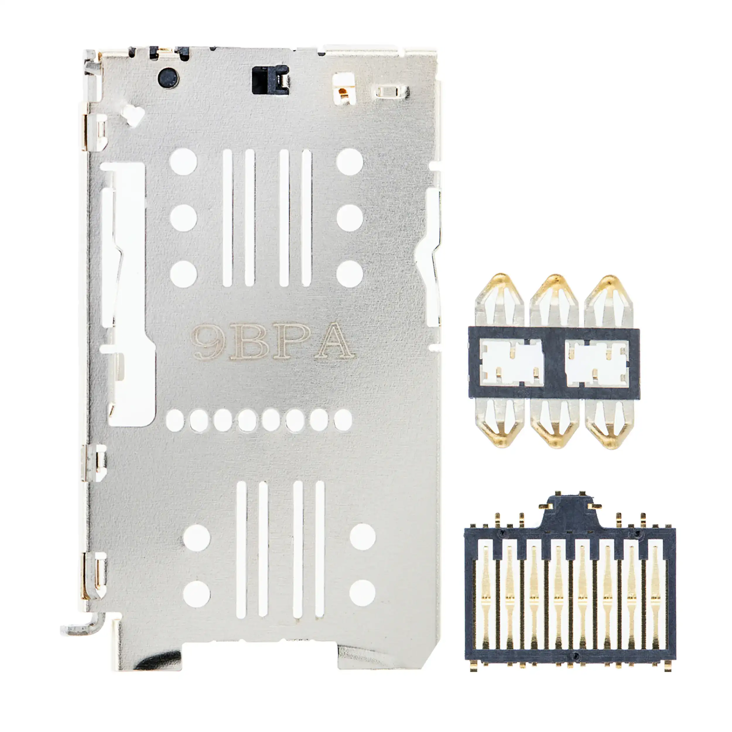 Sim Card Reader Compatible For Motorola Moto G Stylus 5G (Xt2131 / 2021) (3 Piece Set)