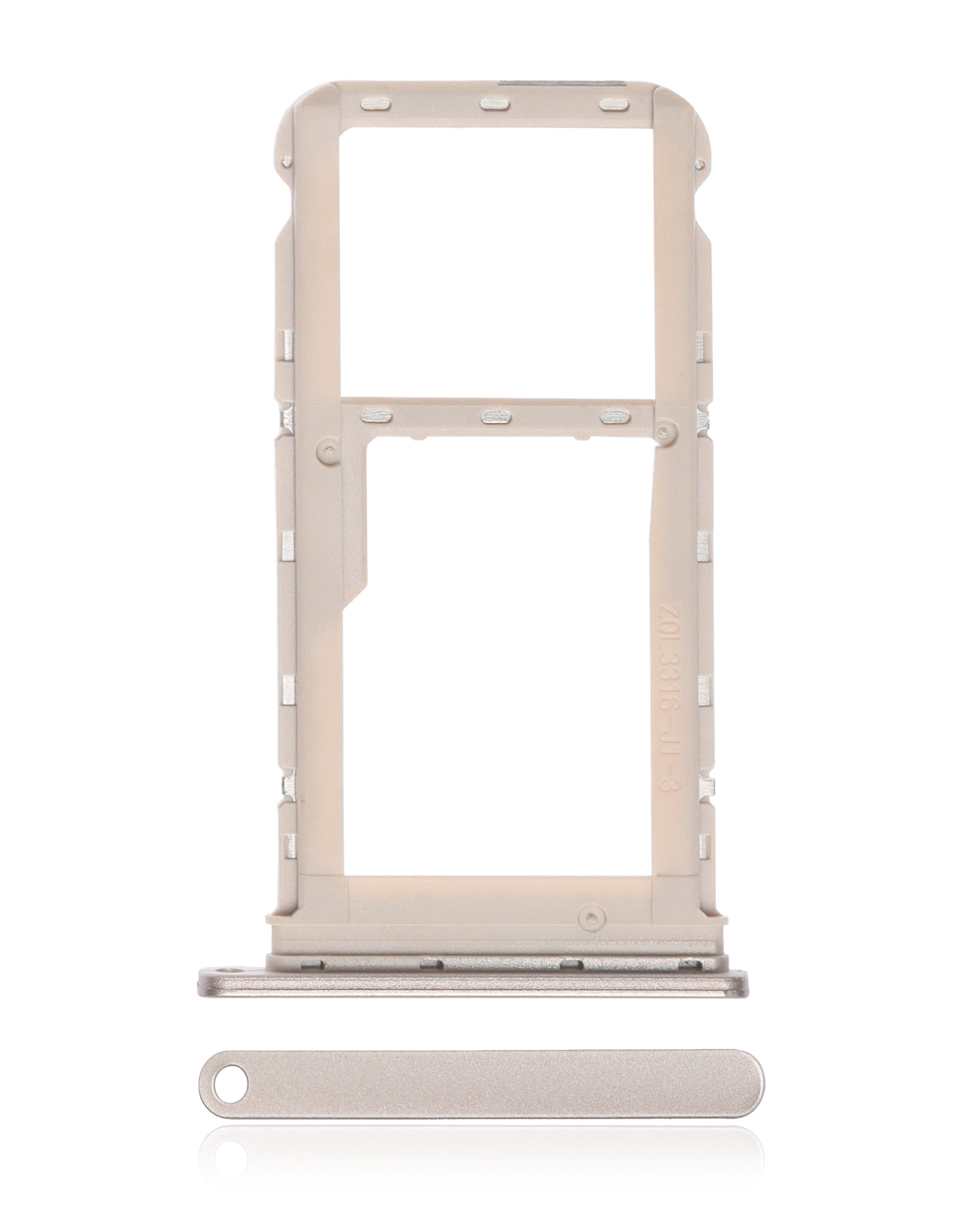 Sim Card Tray Compatible For Motorola Moto G60 (Xt2135 / 2021) (Frosted Champagne)
