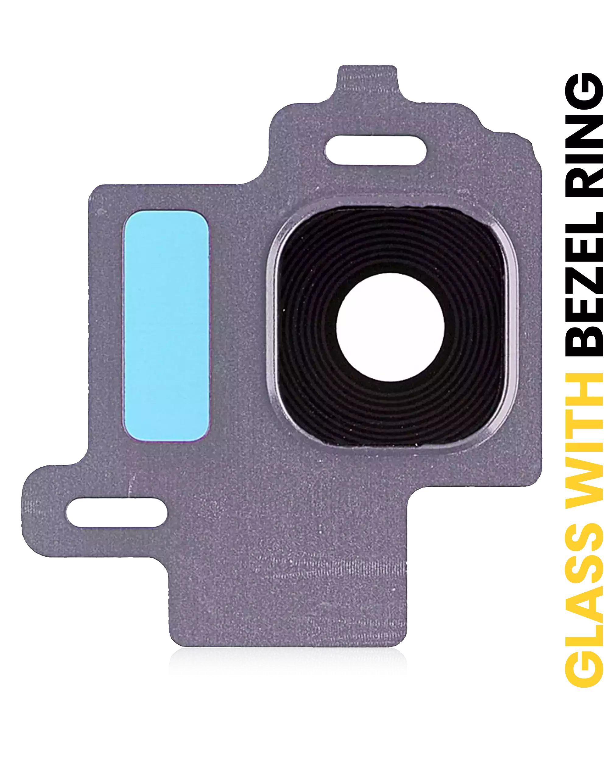 Back Camera Lens With Bezel Ring Compatible For Samsung Galaxy S8 (Orchid Gray)