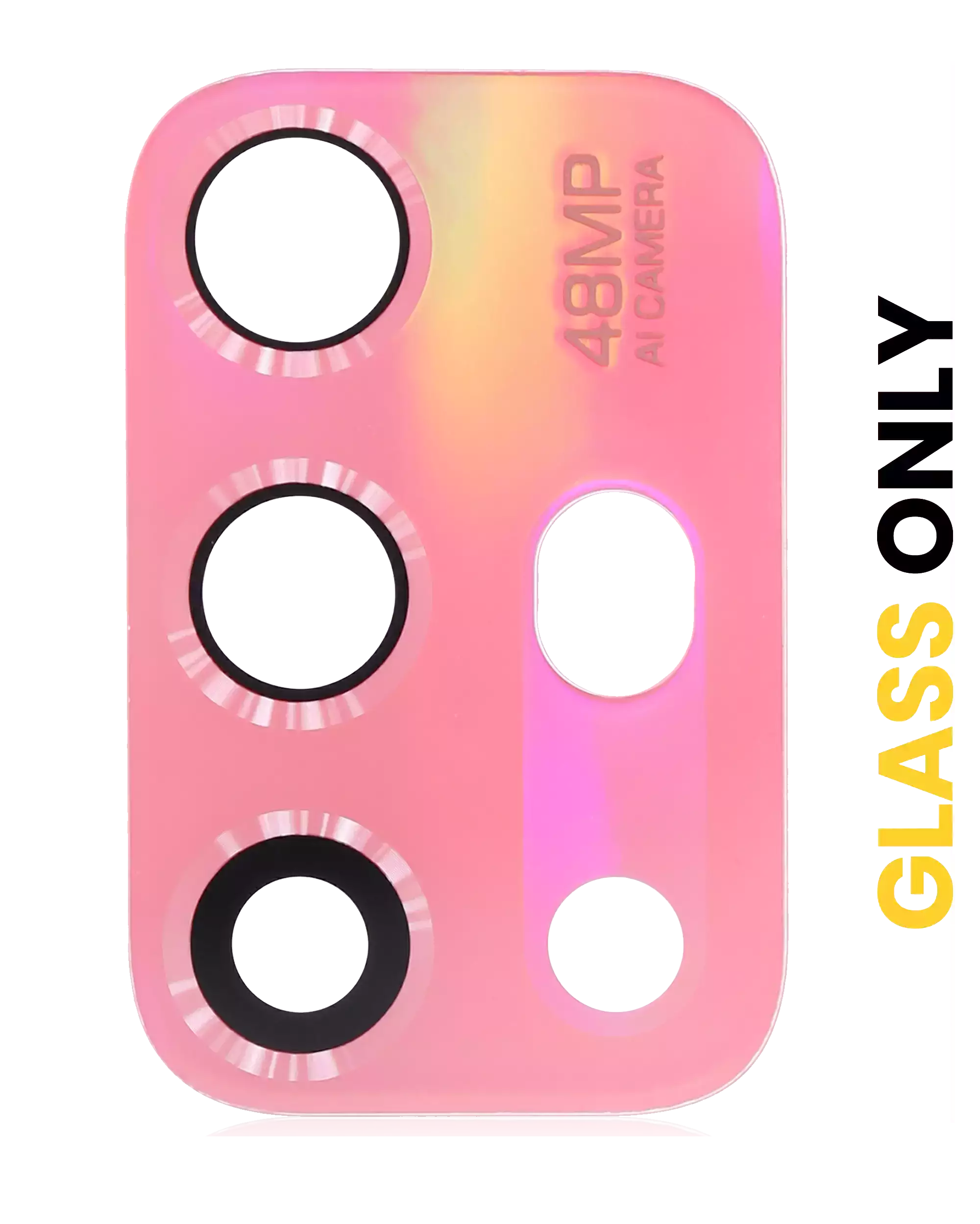 Back Camera Lens (Glass Only) With Adhesive Compatible For Motorola Moto G20 (Xt2128 / 2021) (Flamingo Pink)