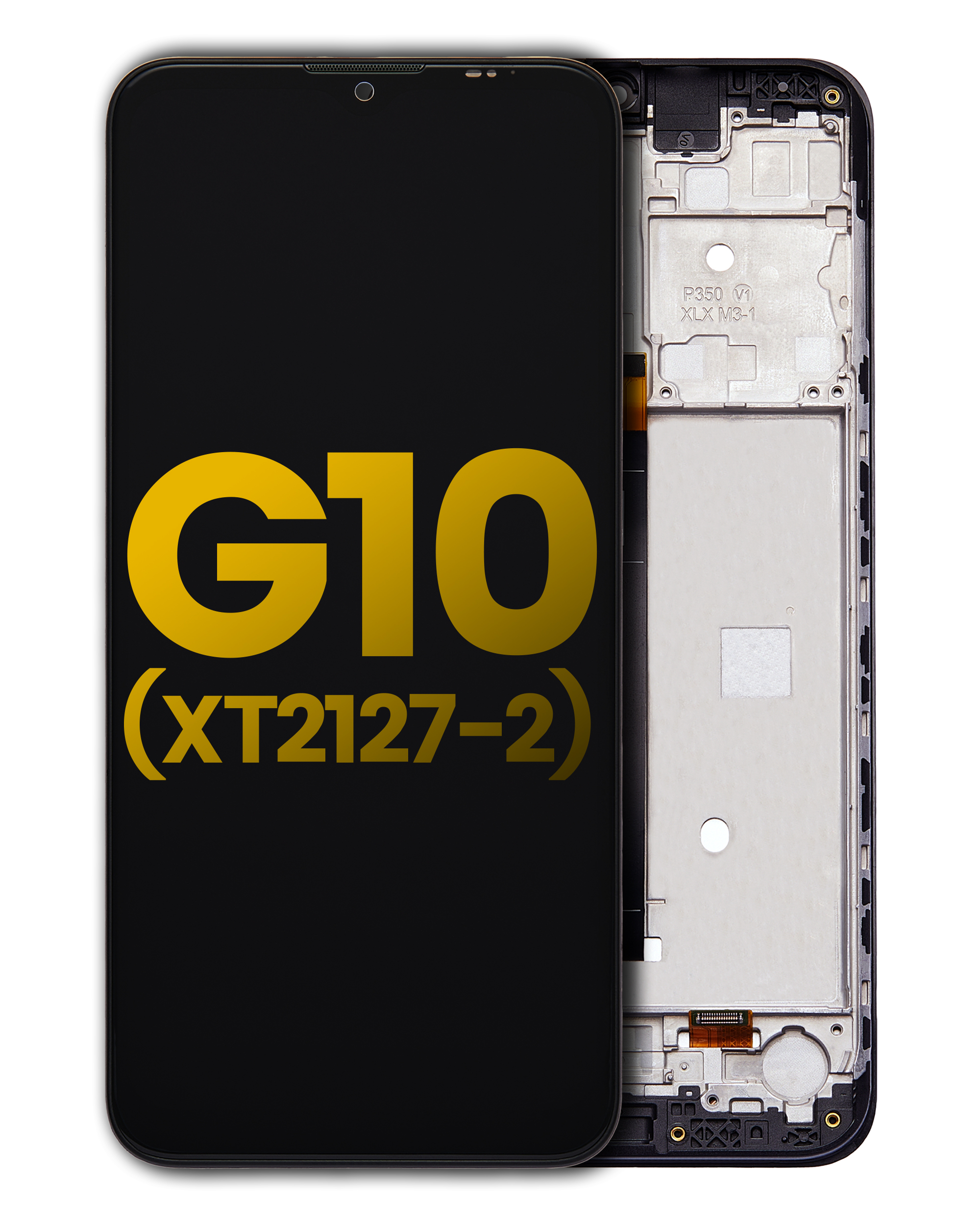 Lcd Assembly With Frame Compatible For Motorola Moto G10 (Xt2127-2 / 2021) (Refurbished) (All Colors)