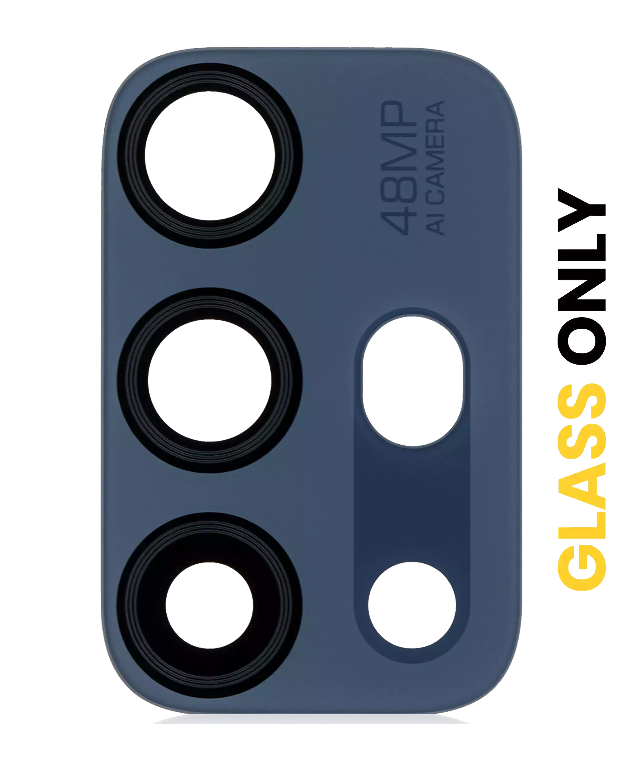 Back Camera Lens (Glass Only) With Adhesive Compatible For Motorola Moto G10 (Xt2127-2 / 2021) (Blue)
