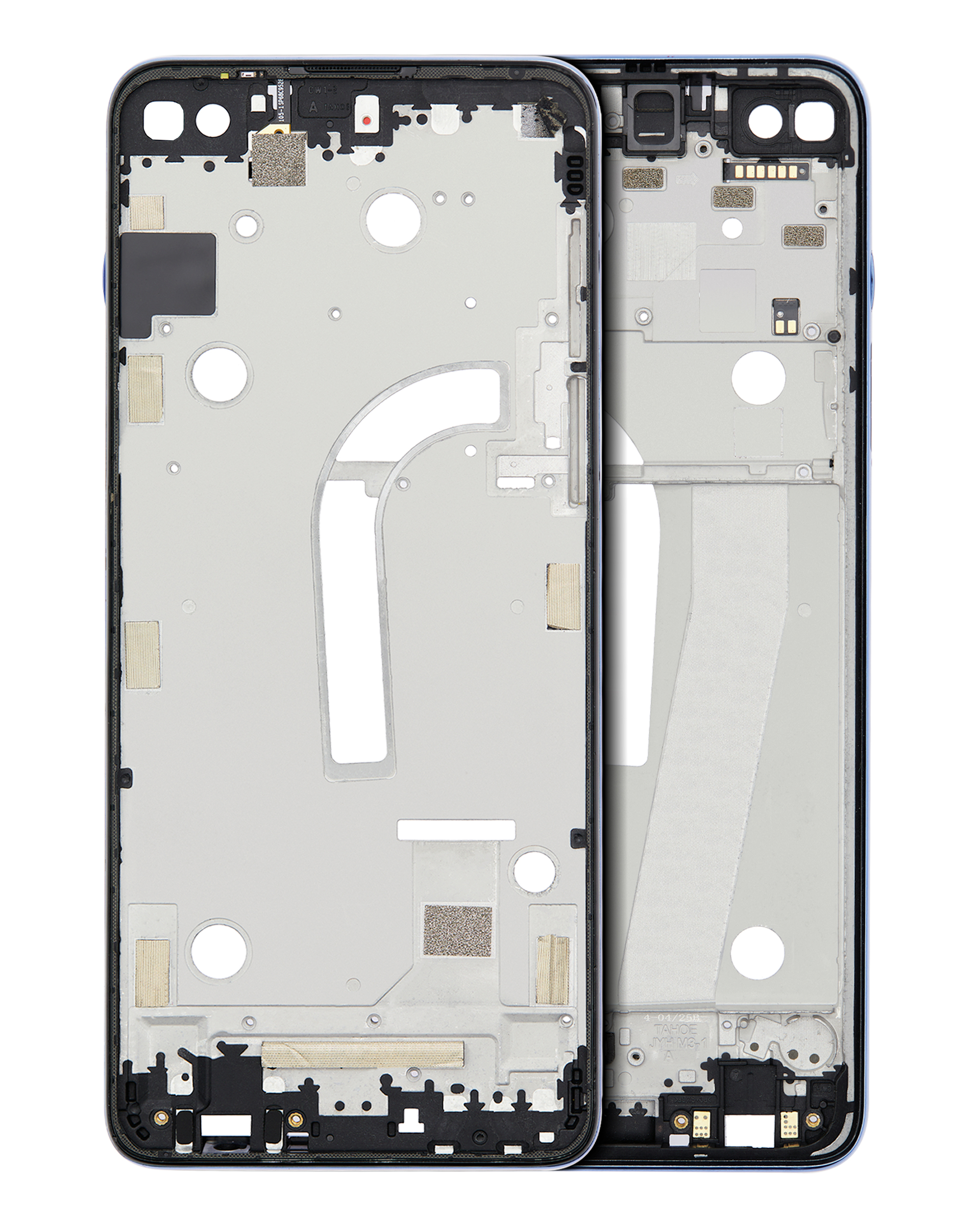 Mid-Frame Housing Compatible For Motorola Moto G100 (Xt2125-4 / 2021) (Iridescent Sky)