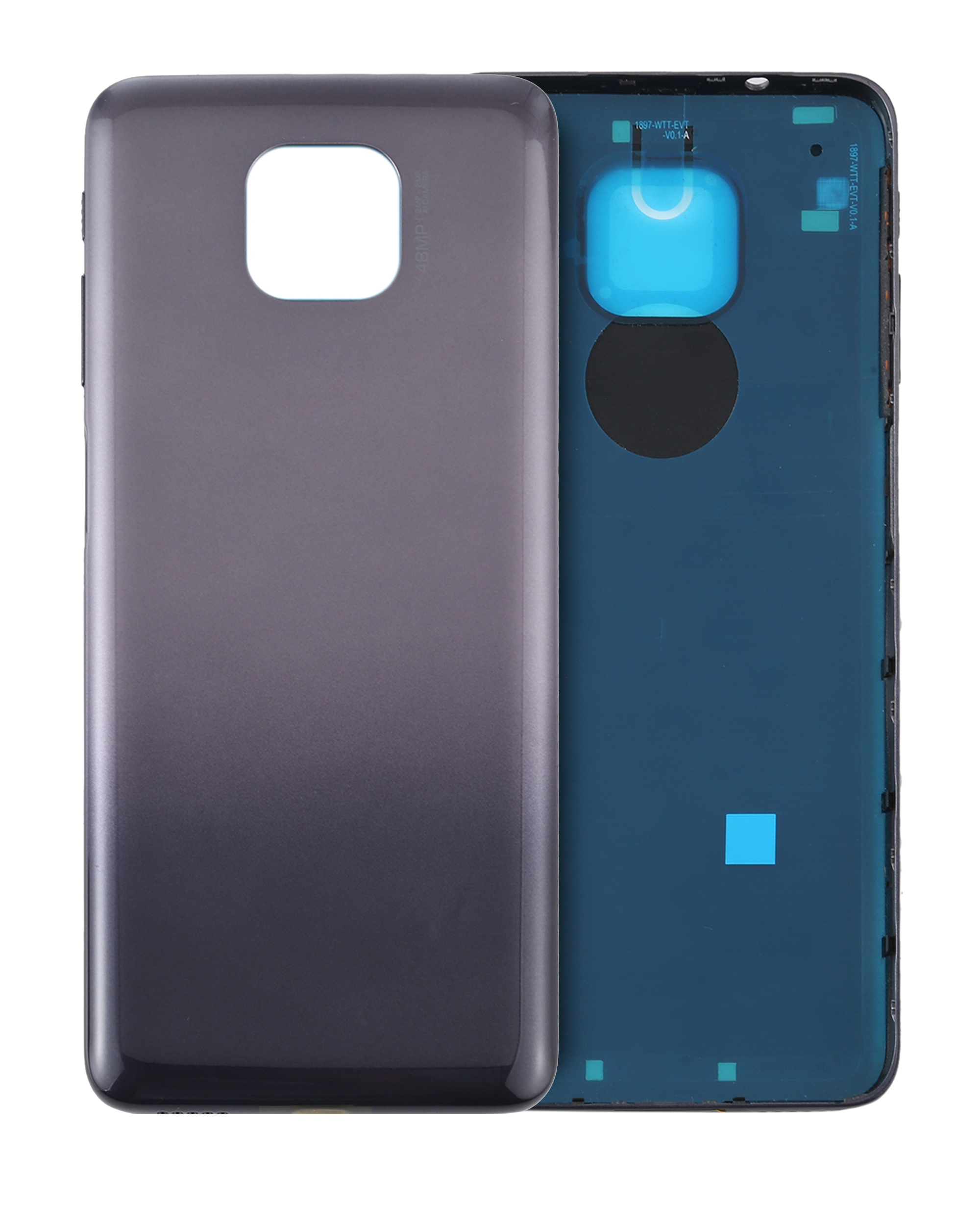 Back Cover Glass Compatible For Motorola Moto G Power (Xt2117 / 2021) (Flash Gray)