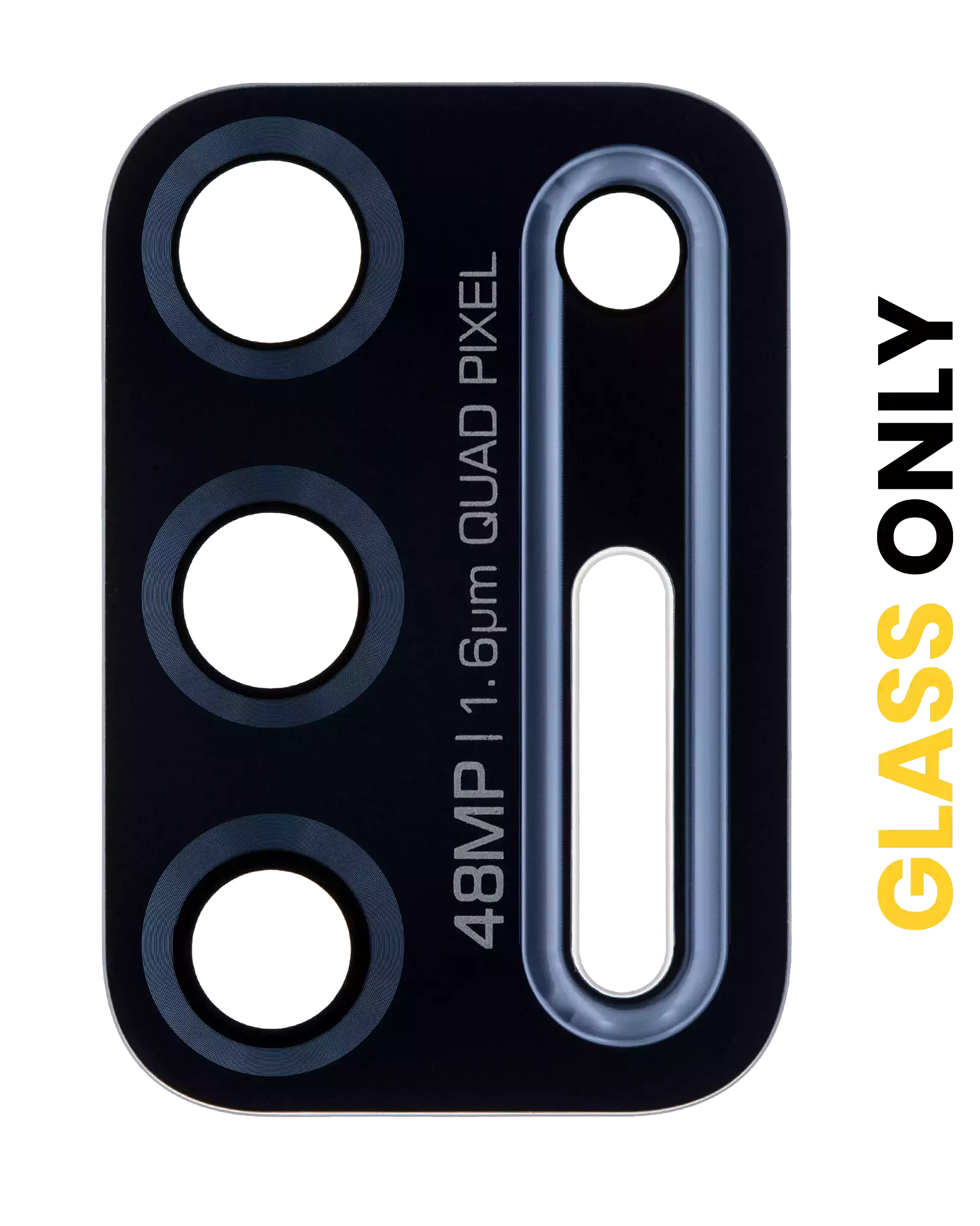 Back Camera Lens (Glass Only) With Adhesive Compatible For Motorola Moto G Stylus 6.8" (Xt2115 / 2021) (Aurora Black)