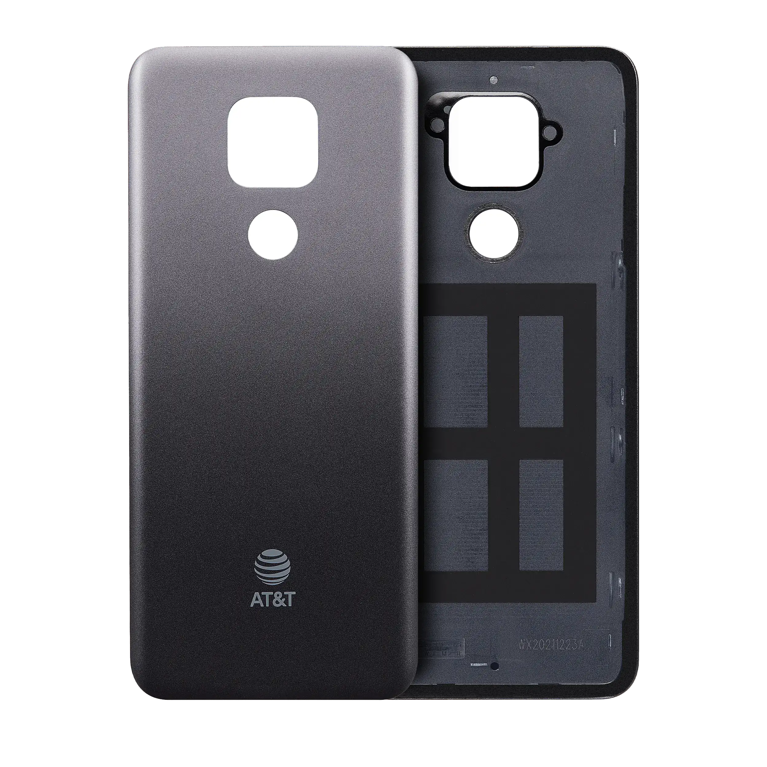 Back Cover Glass Compatible For Motorola Moto G Play (Xt2093 / 2021) (Official - Not Aftermarket) (Flash Gray)