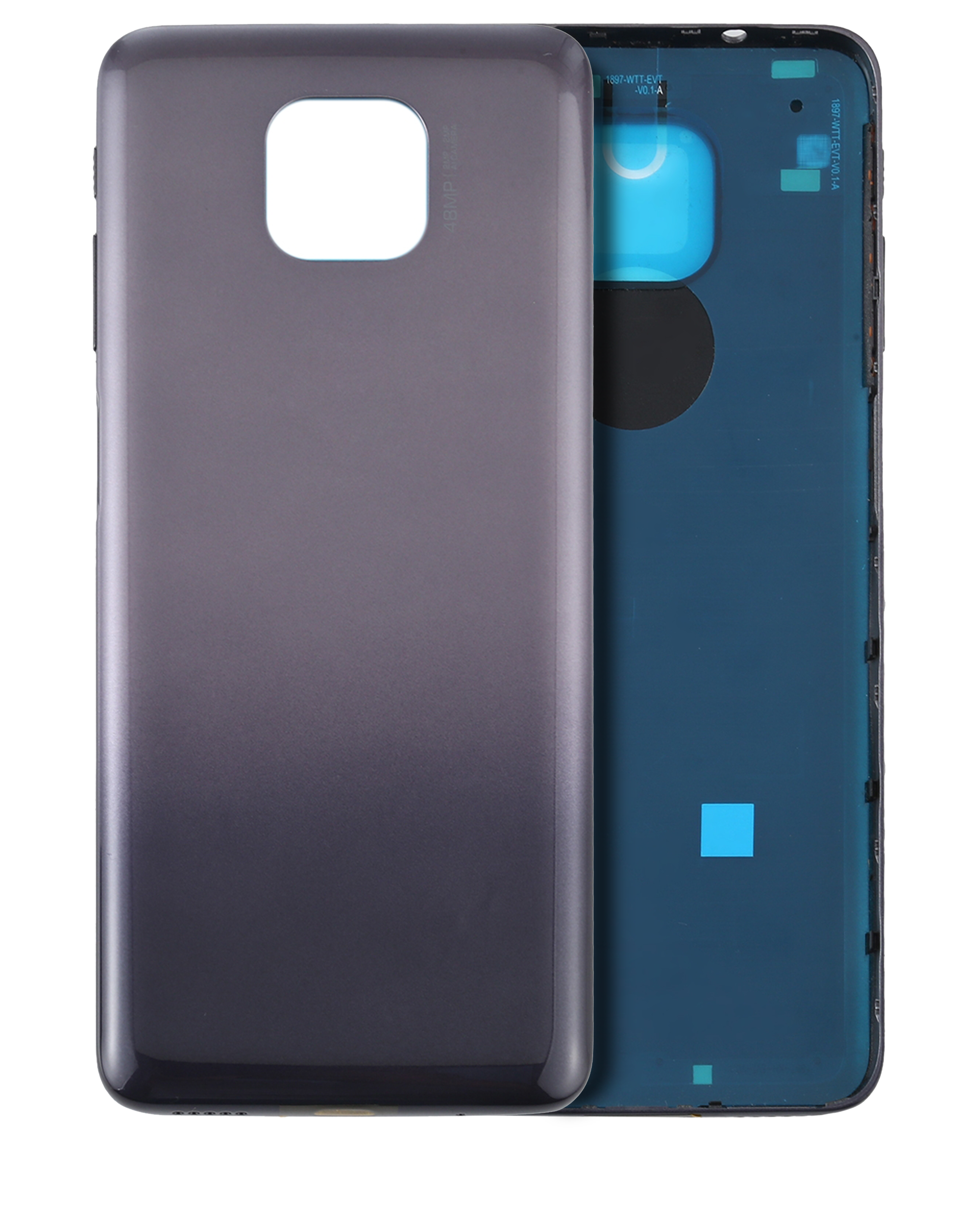 Back Cover Glass Compatible For Motorola Moto G Play (Xt2093 / 2021) (Official - Not Aftermarket) (Flash Gray)