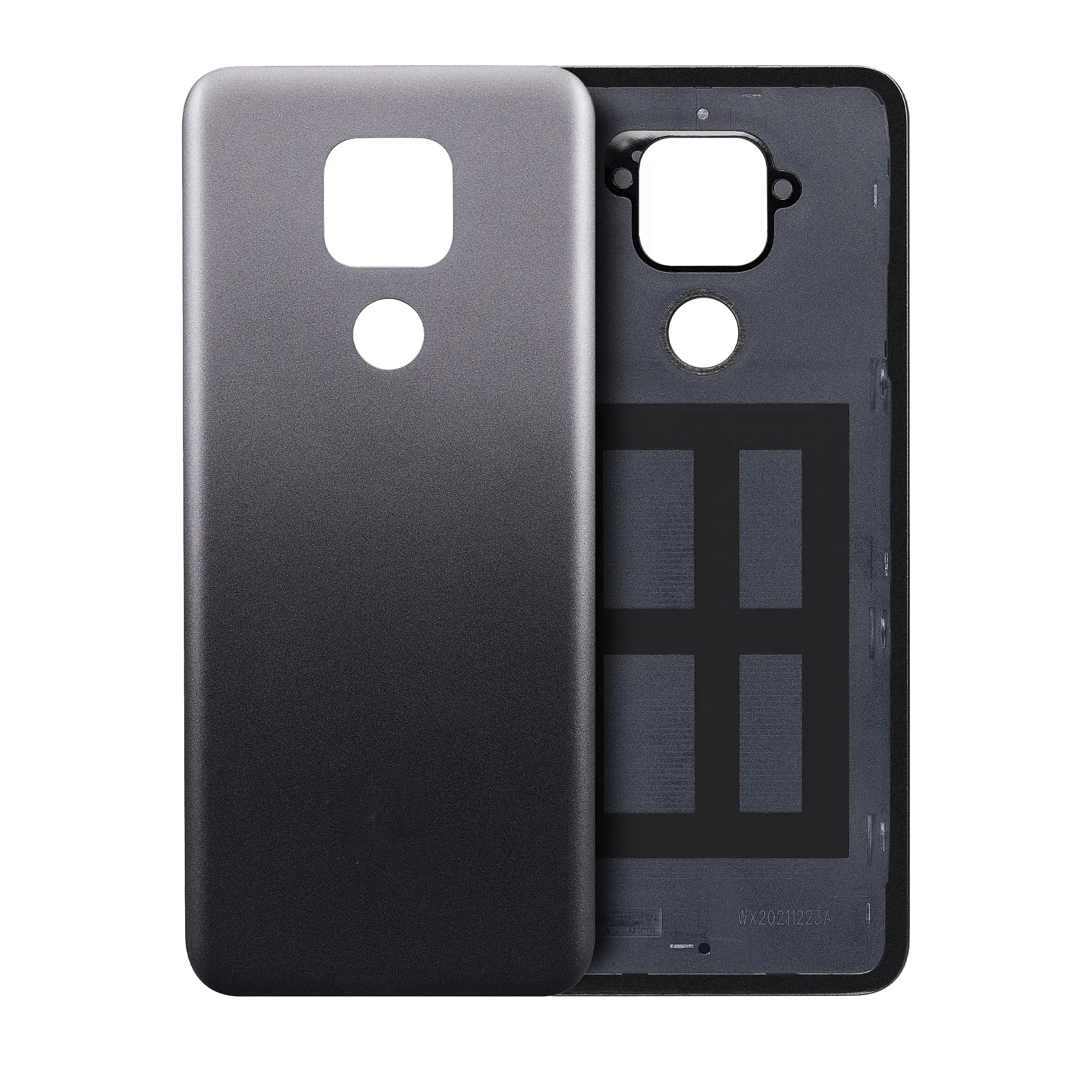 Back Cover Glass Compatible For Motorola Moto G Play (Xt2093 / 2021) (Flash Gray)