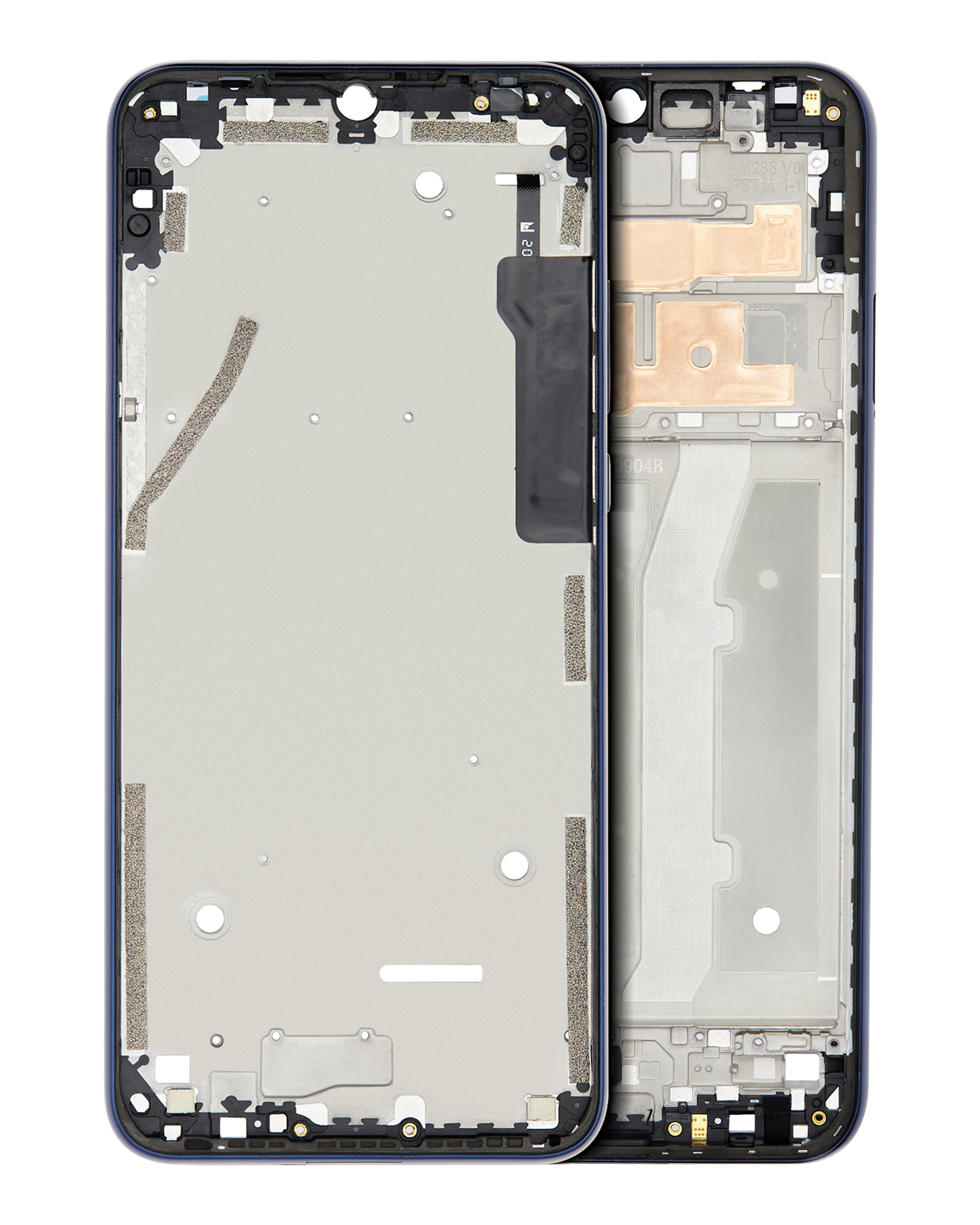 Mid-Frame Housing Compatible For Motorola Moto G Play (Xt2093 / 2021) (Misty Blue)
