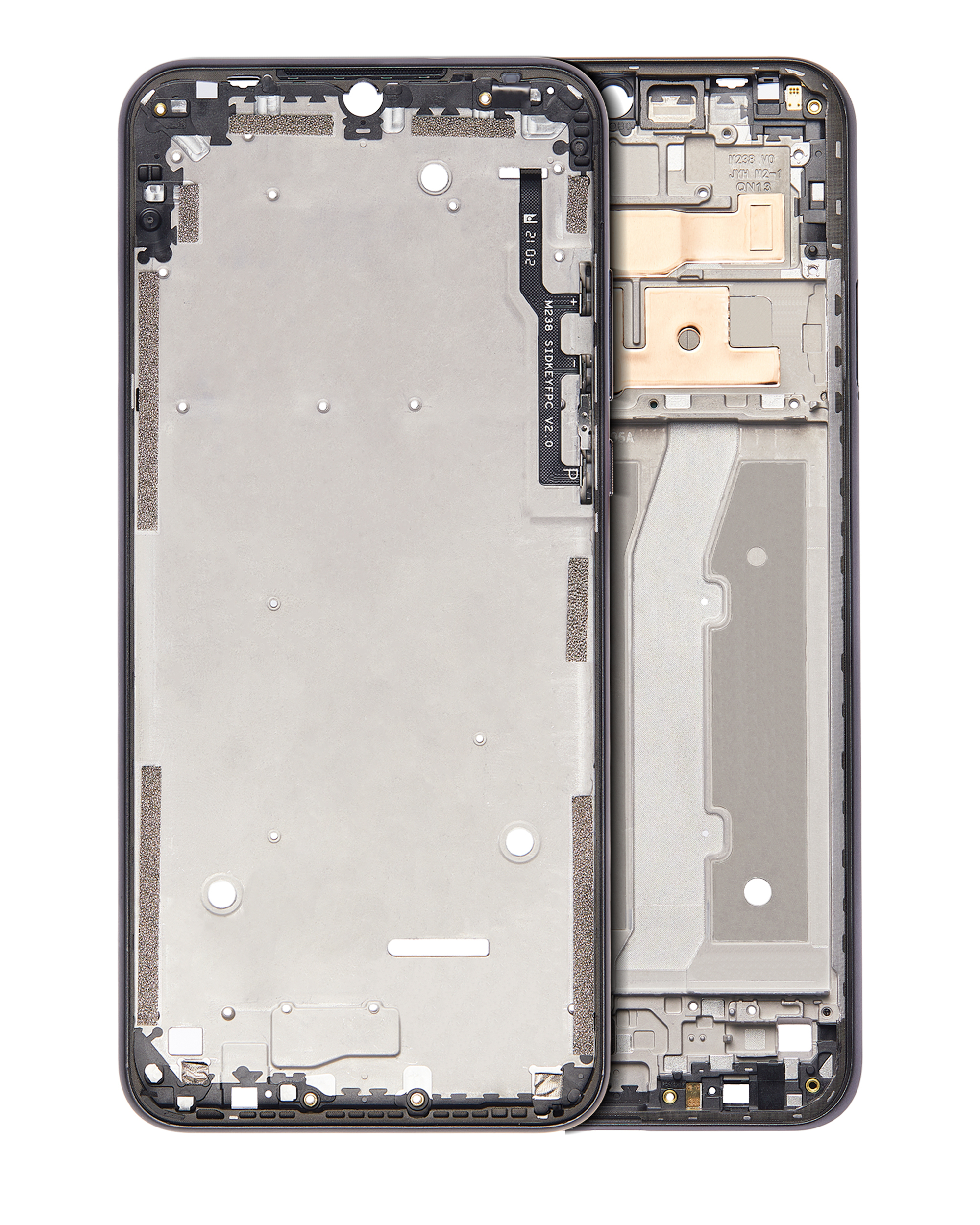 Mid-Frame Housing Compatible For Motorola Moto G Play (Xt2093 / 2021) (Flash Gray)
