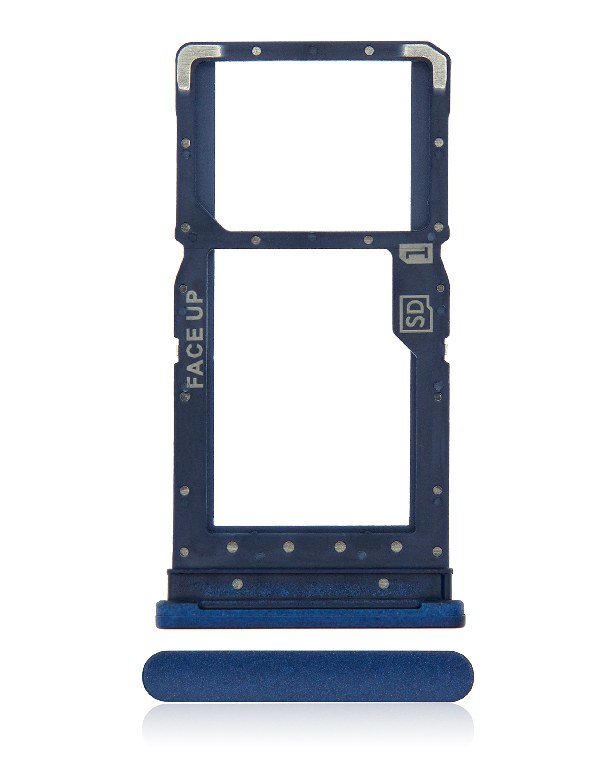Sim Card Tray Compatible For Motorola Moto G Play (Xt2093 / 2021) (Misty Blue)