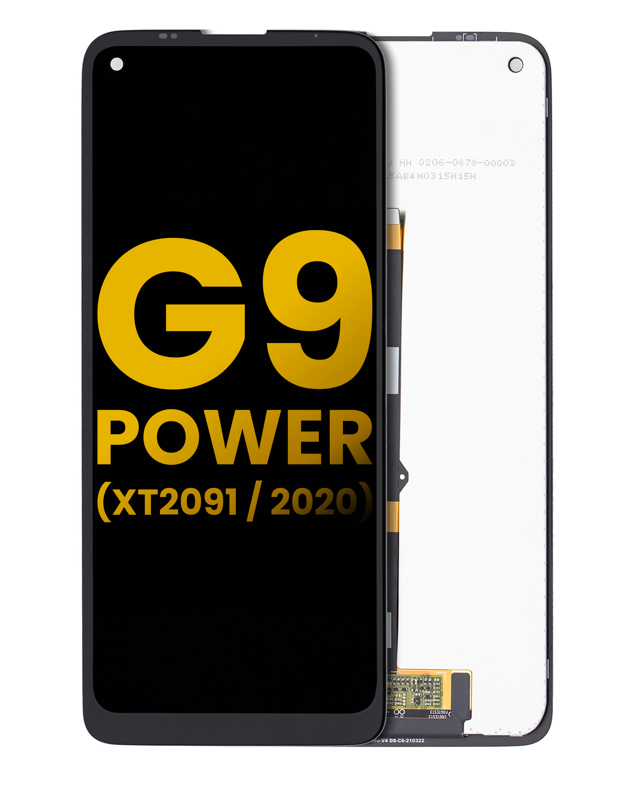 Lcd Assembly Without Frame Compatible For Motorola Moto G9 Power (Xt2091 / 2020) (Refurbished) (All Colors)