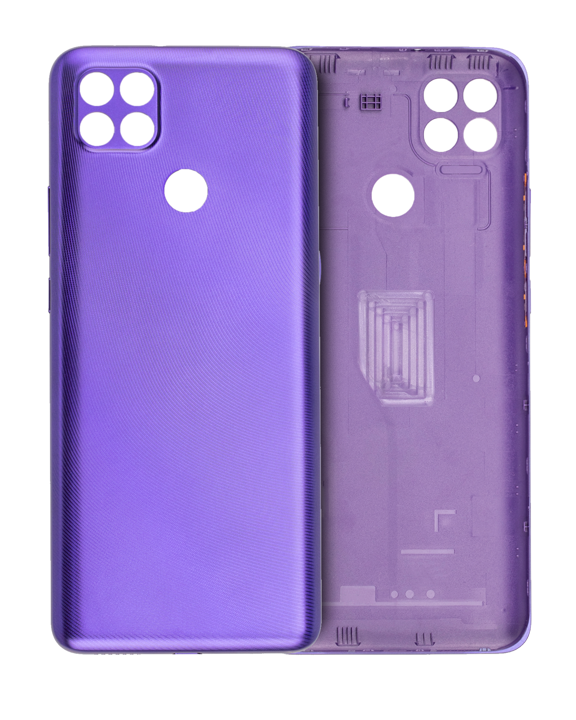 Back Cover Glass Compatible For Motorola Moto G9 Power (Xt2091 / 2020) (Electric Violet)