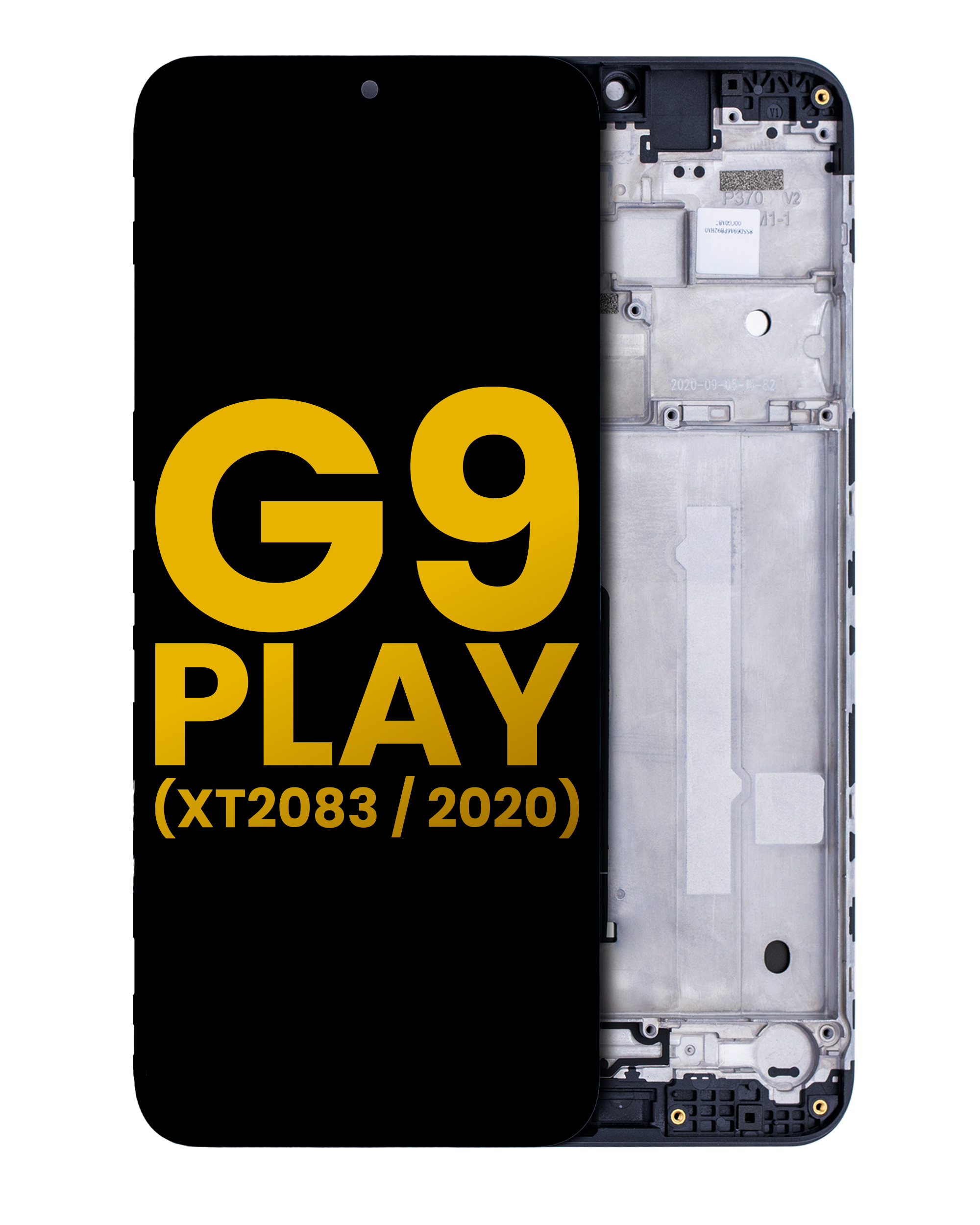 Lcd Assembly With Frame Compatible For Motorola Moto G9 Play (Xt2083 / 2020) (Refurbished) (All Colors)