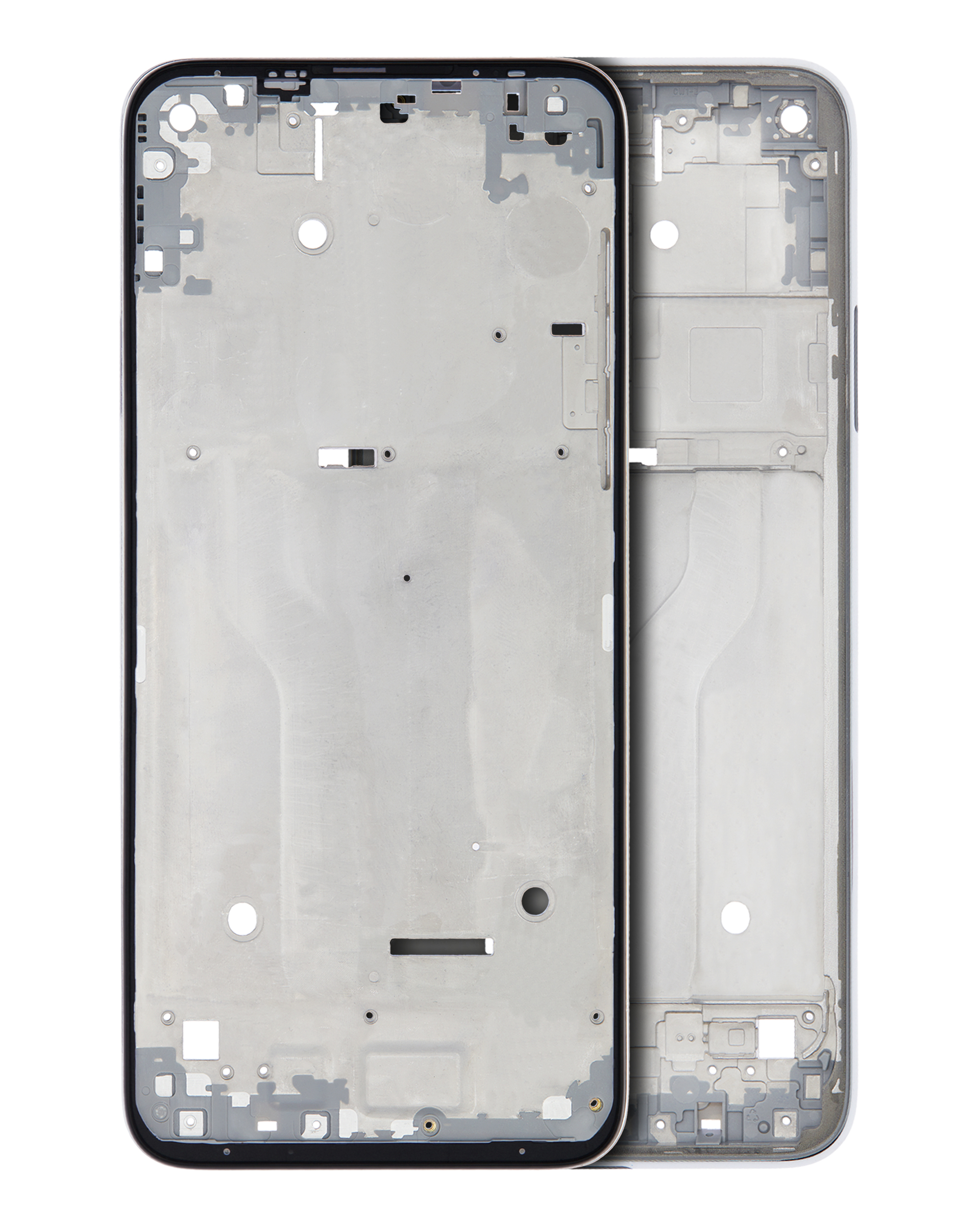 Mid-Frame Housing Compatible For Motorola Moto G Fast (Xt2045-3 / 2020) (Pearl White)