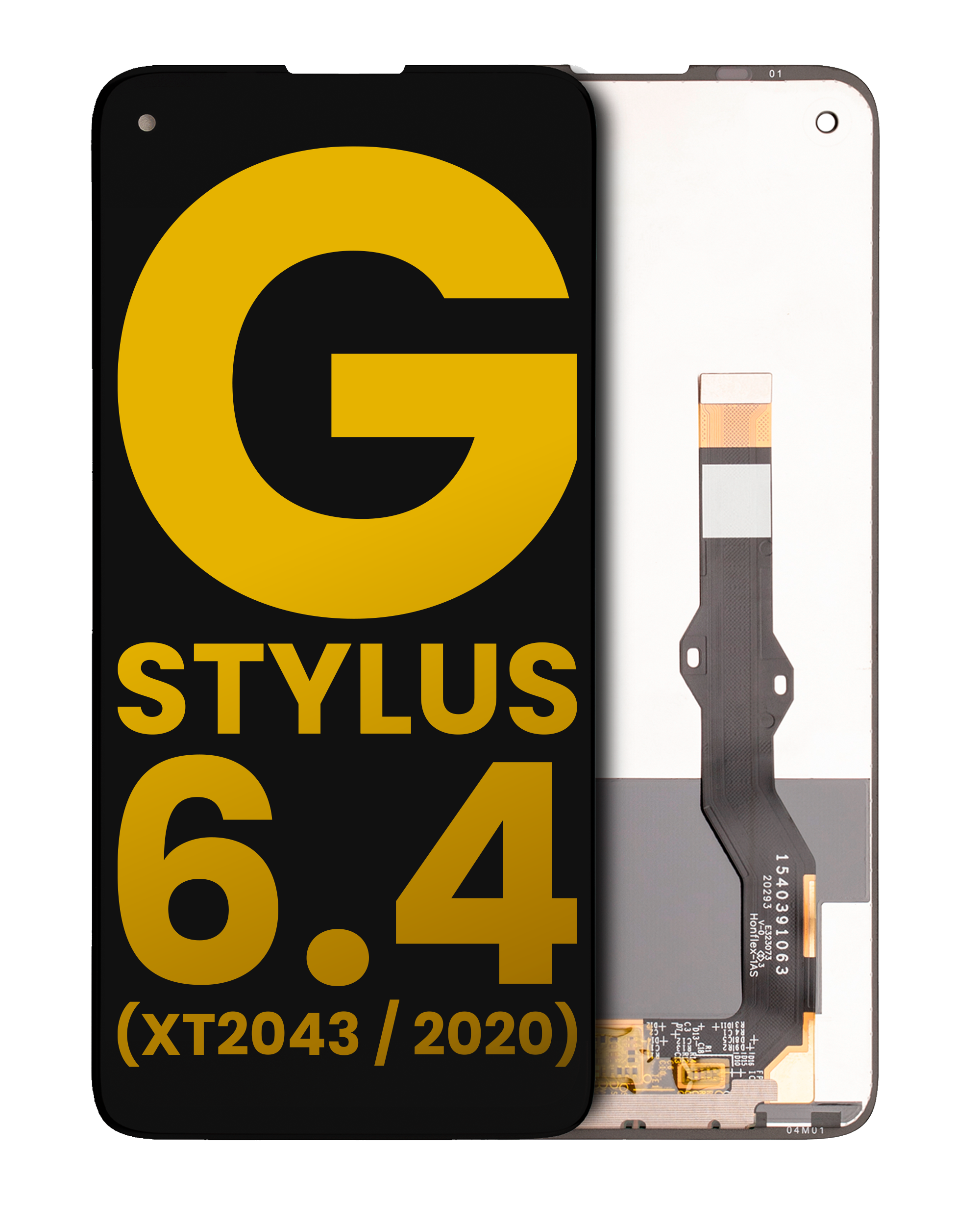 Lcd Assembly Without Frame Compatible For Motorola Moto G Stylus 6.4" (Xt2043 / 2020) (Refurbished) (All Colors)