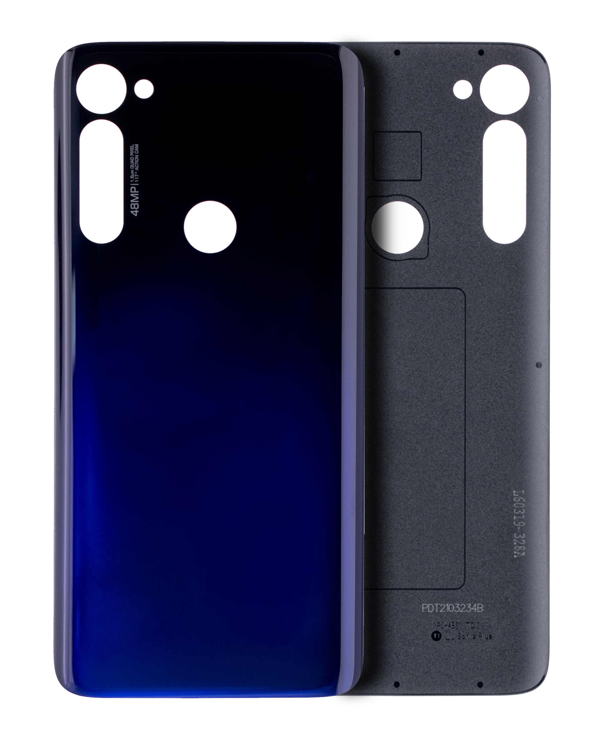 Back Cover Glass Compatible For Motorola Moto G Stylus 6.4" (Xt2043 / 2020) (Official - Not Aftermarket) (Mystic Indigo)