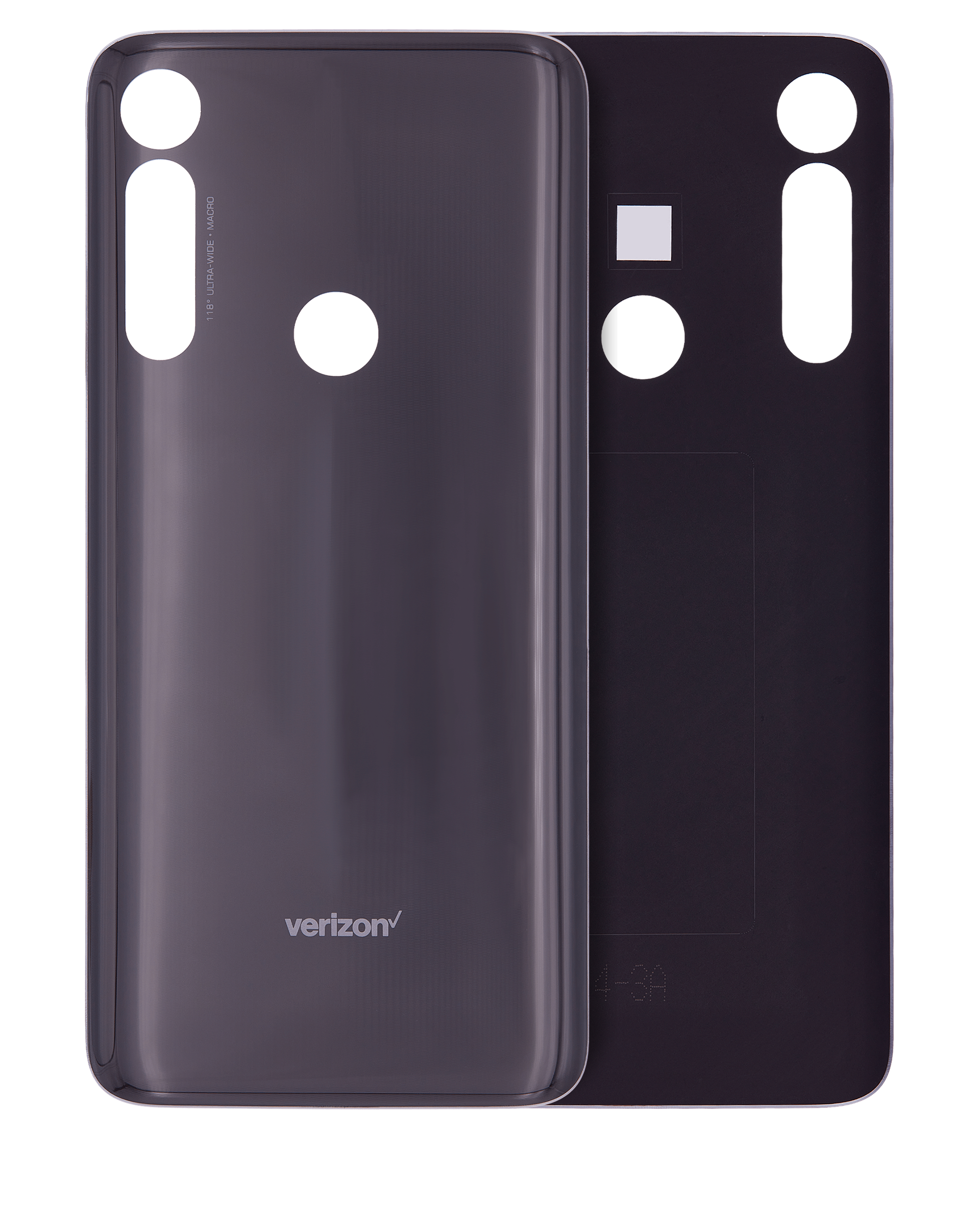 Back Cover Glass Compatible For Motorola Moto G Power (Xt2041-7 2020) (Official - Not Aftermarket) (Vulcan Black)