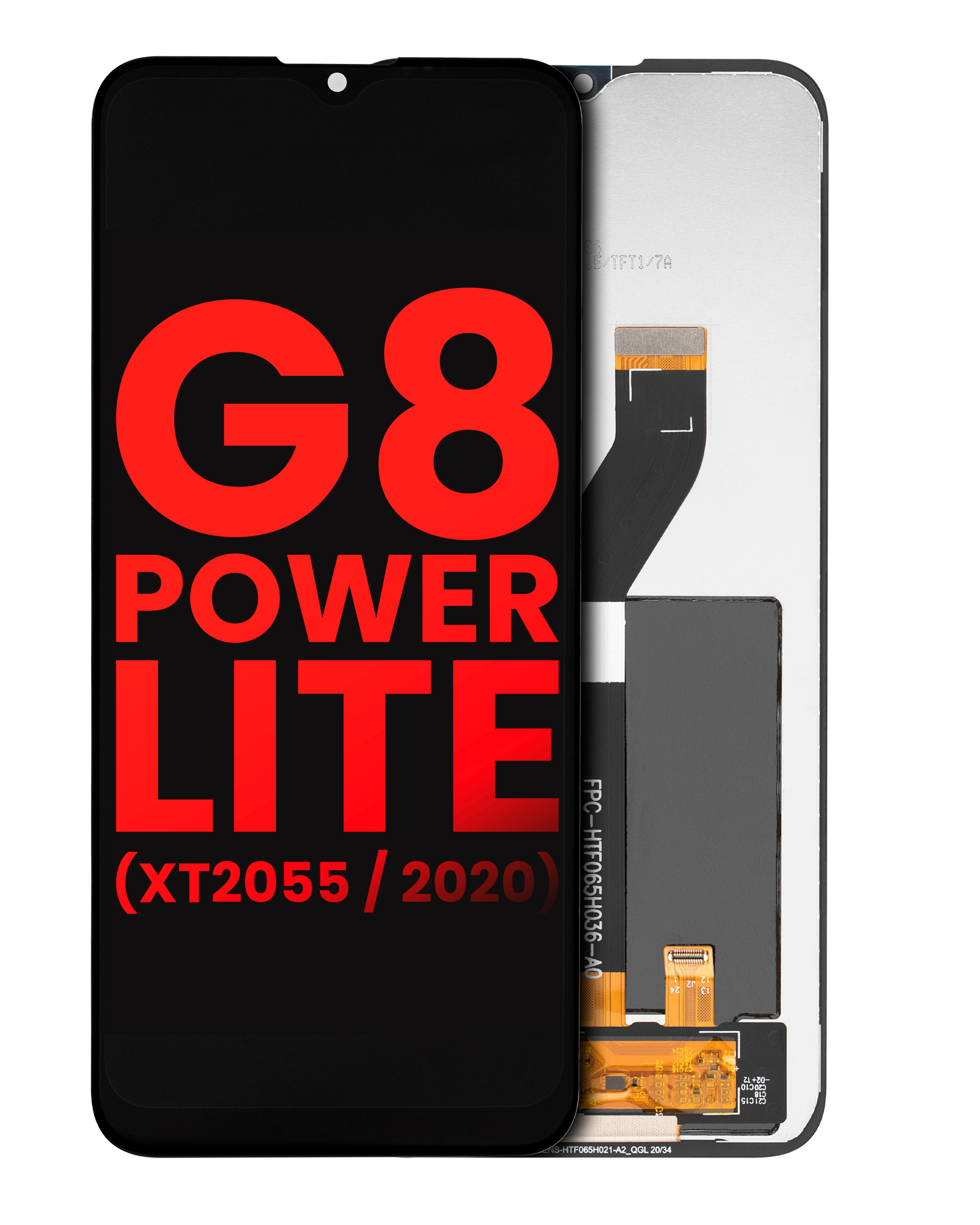 Lcd Assembly Without Frame Compatible For Motorola Moto G8 Power Lite (Xt2055 / 2020) (Aftermarket Plus: Incell) (Black)