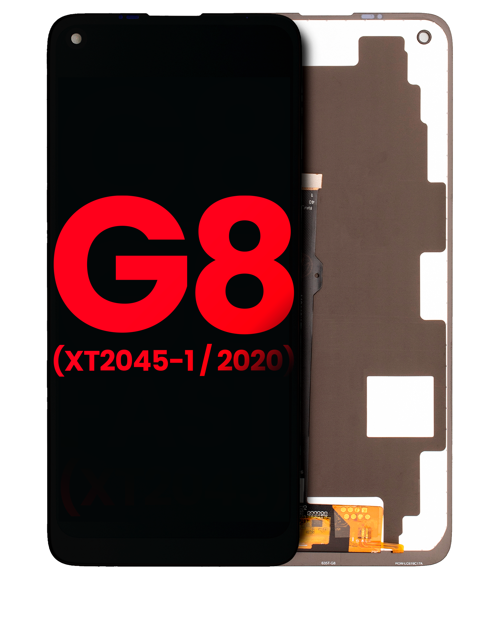 Lcd Assembly Without Frame Compatible For Motorola Moto G8 (Xt2045-1 / 2020) (Aftermarket Plus: Incell) (Black)