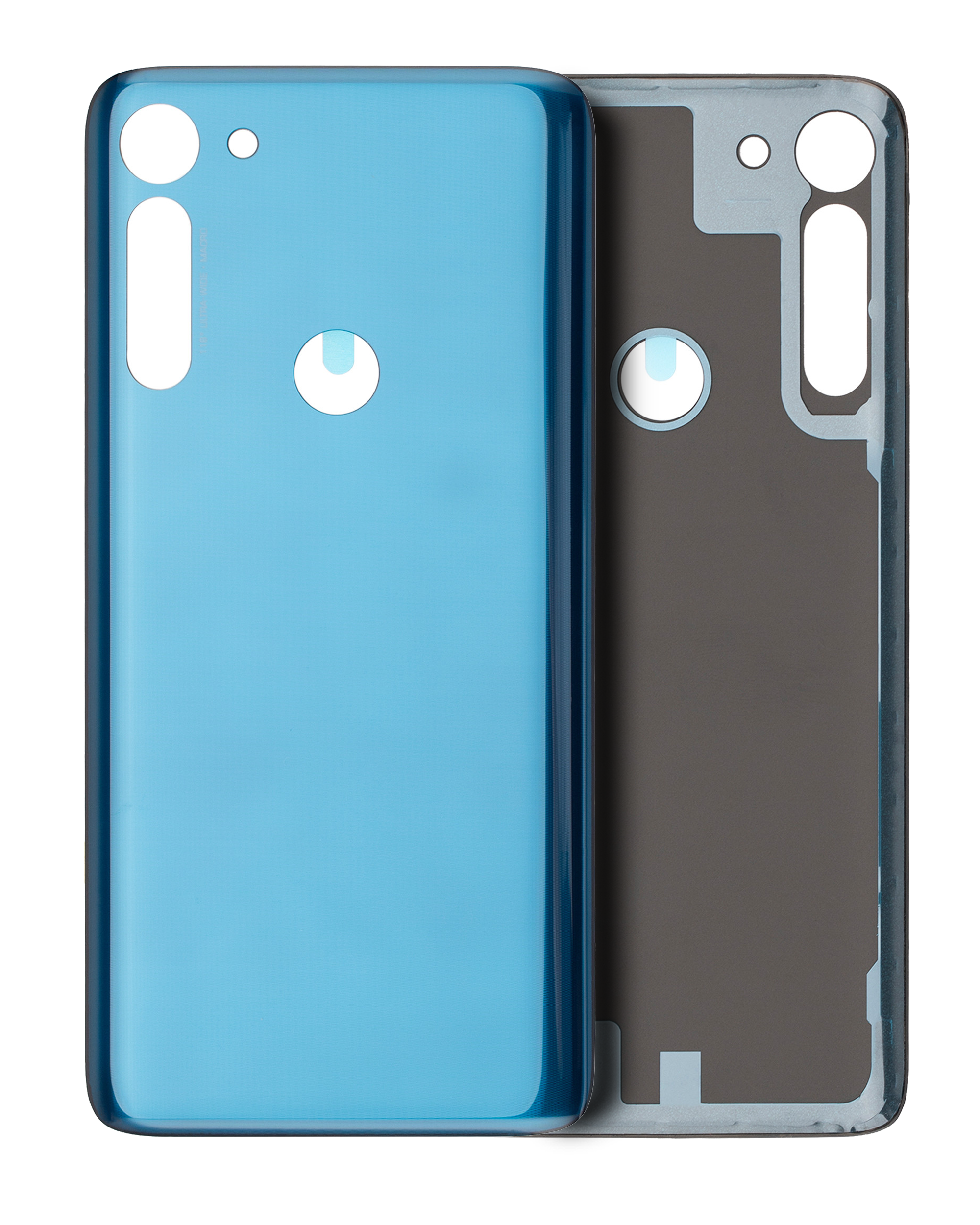 Back Cover Glass Compatible For Motorola Moto G8 Power (Xt2041-1 / Xt2041-3 / 2020) (Capri Blue)
