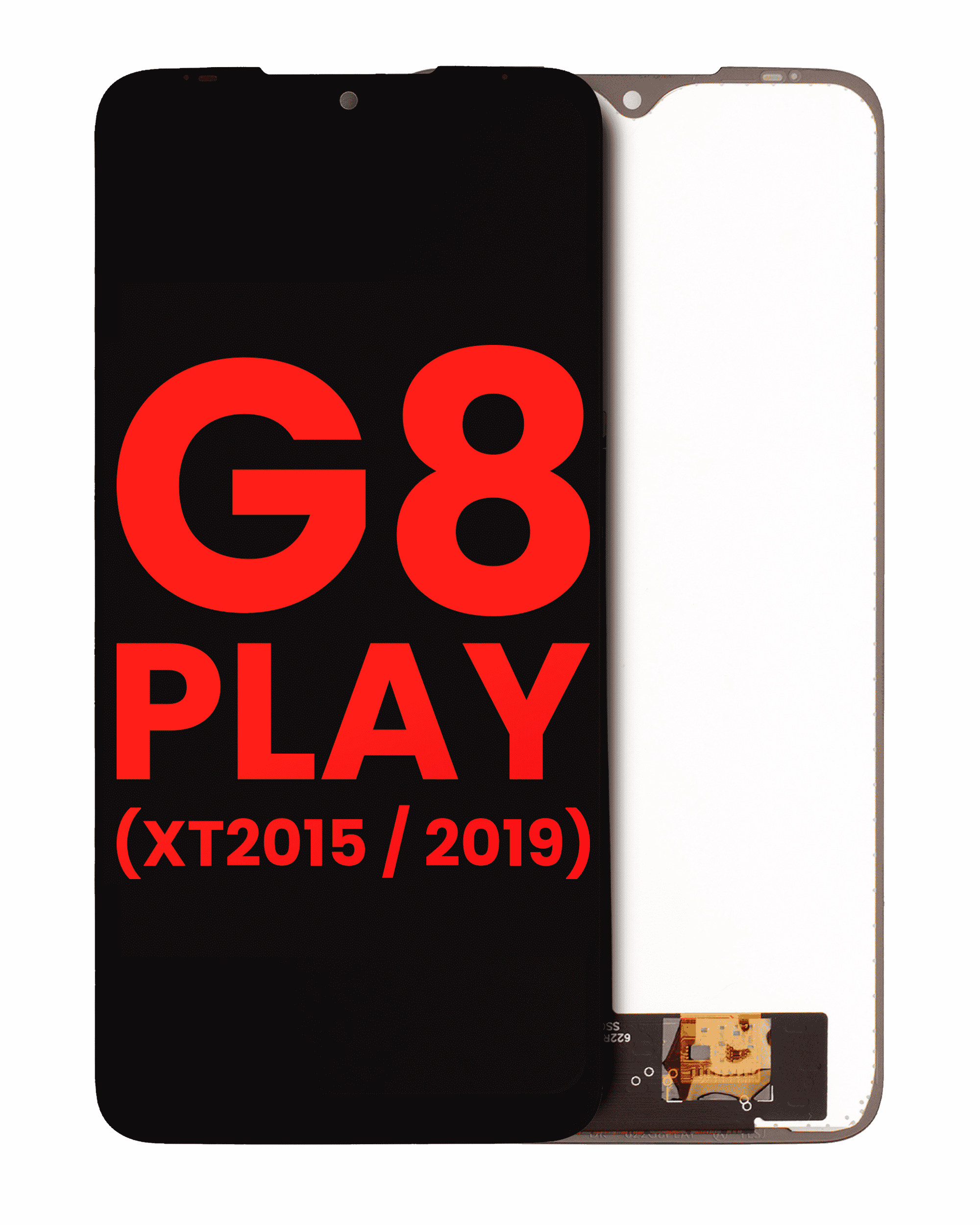 Lcd Assembly Without Frame Compatible For Motorola Moto G8 Play (Xt2015 / 2019) (Aftermarket Plus: Incell) (Black)