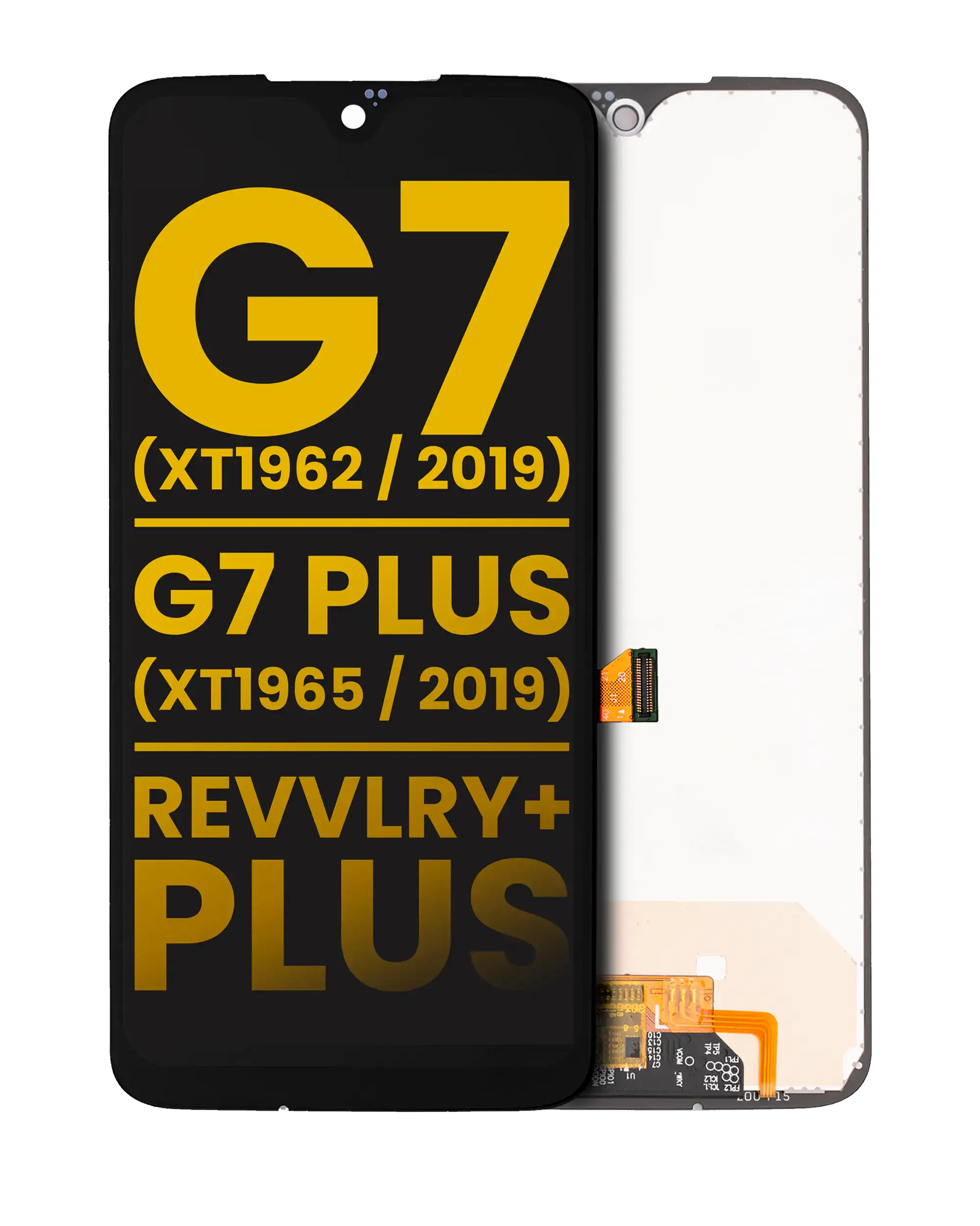 Lcd Assembly Without Frame For Motorola Moto G7 / G7 Plus / T-Mobile Revvlry+ (Refurbished)