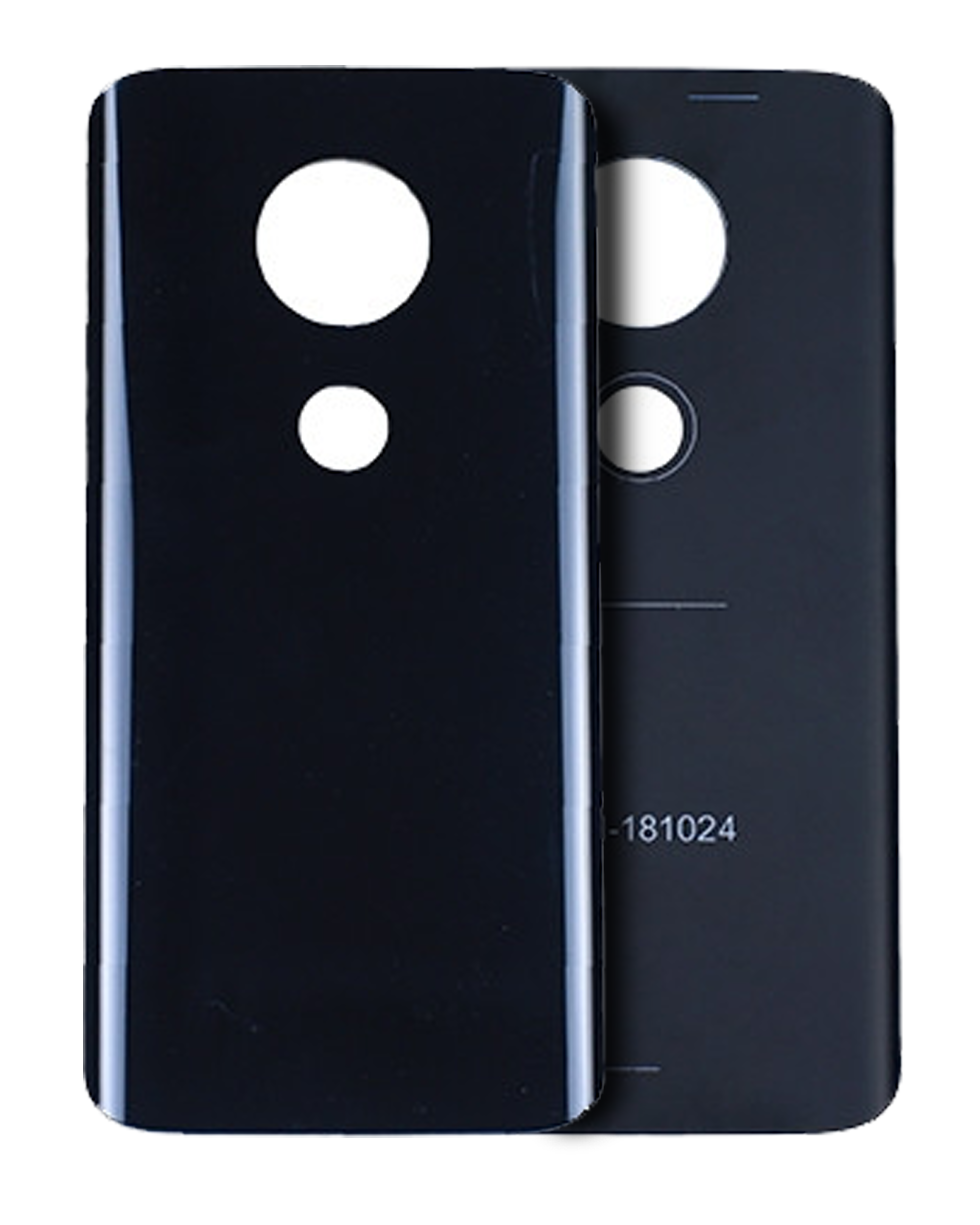 Back Cover Glass Compatible For Motorola Moto G7 (Xt1962 / 2019) (Ceramic Black)