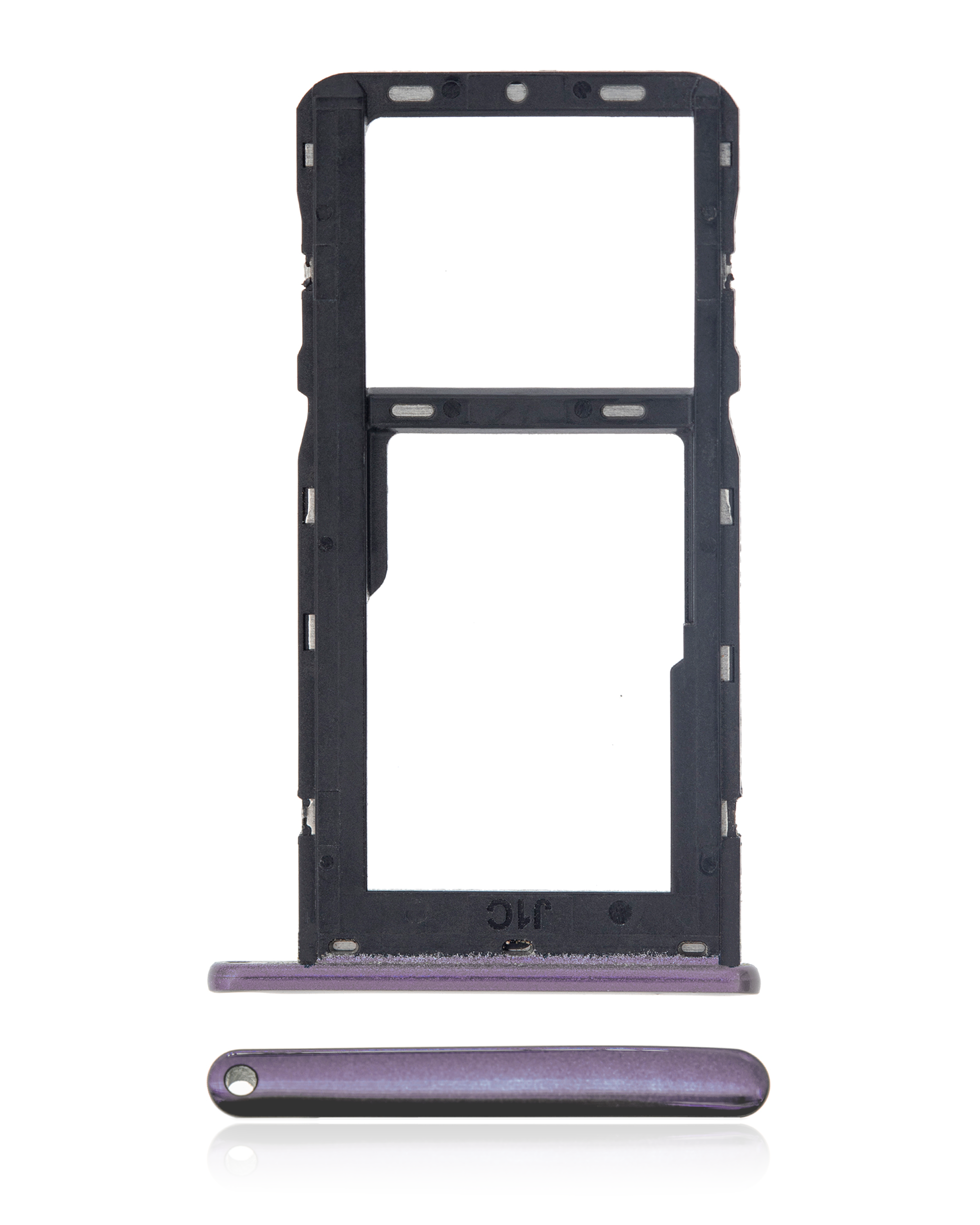 Single Sim Card Tray Compatible For Motorola Moto G7 Power (Xt1955 / 2019) / G7 Supra (Xt1955-5 / 2019) (Us Version) (Iced Violet)