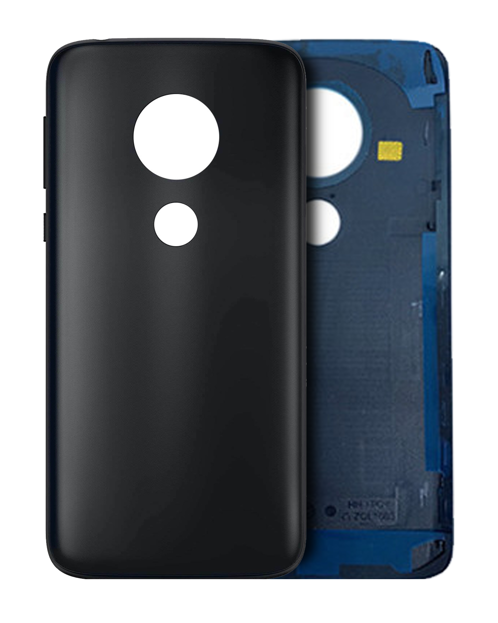 Back Cover Glass Compatible For Motorola Moto G7 Play (Xt1952 / 2019) (Black) (Us Version)