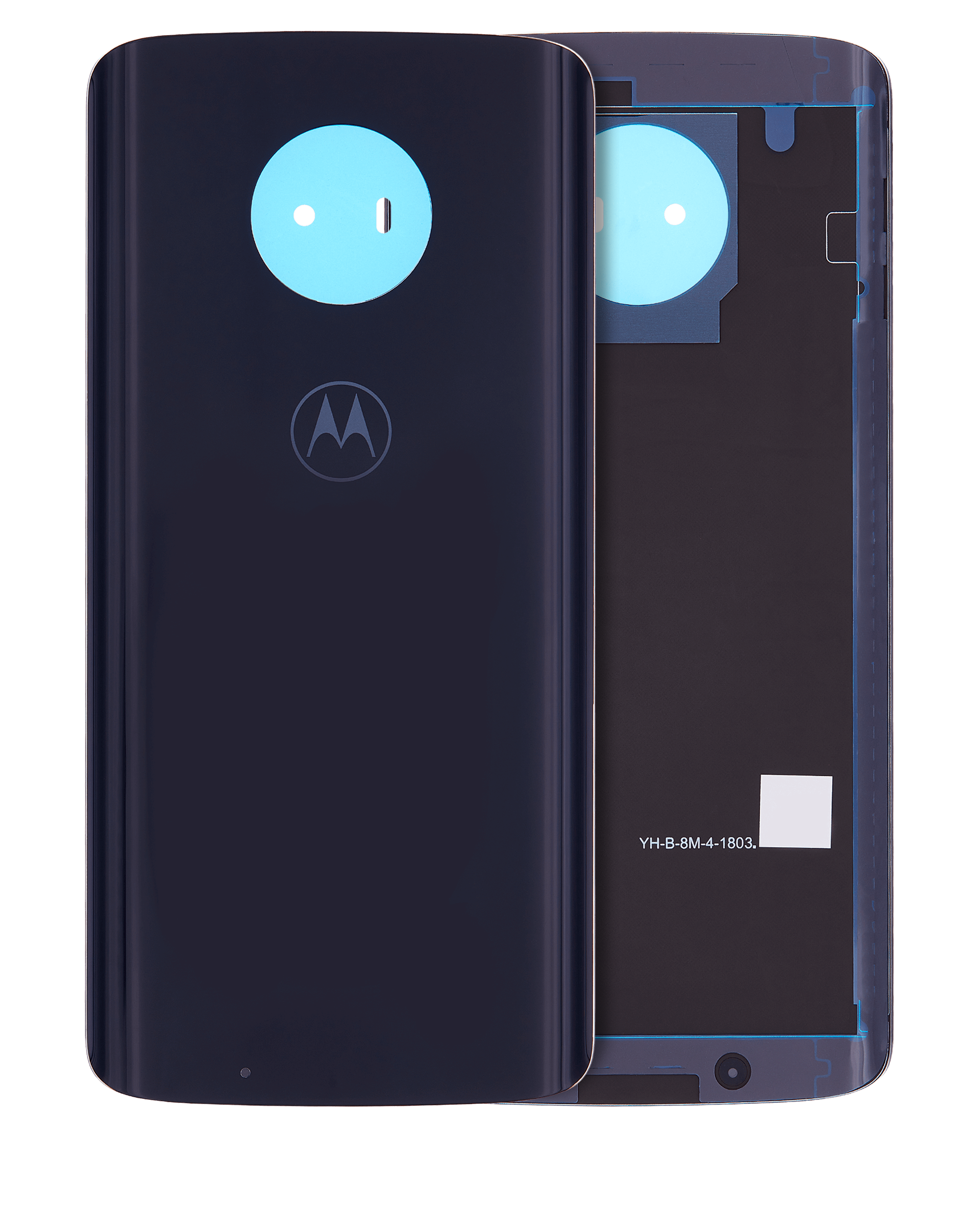 Back Cover Glass Compatible For Motorola Moto G6 (Xt1925 / 2018) (Official - Not Aftermarket) (Deep Indigo)