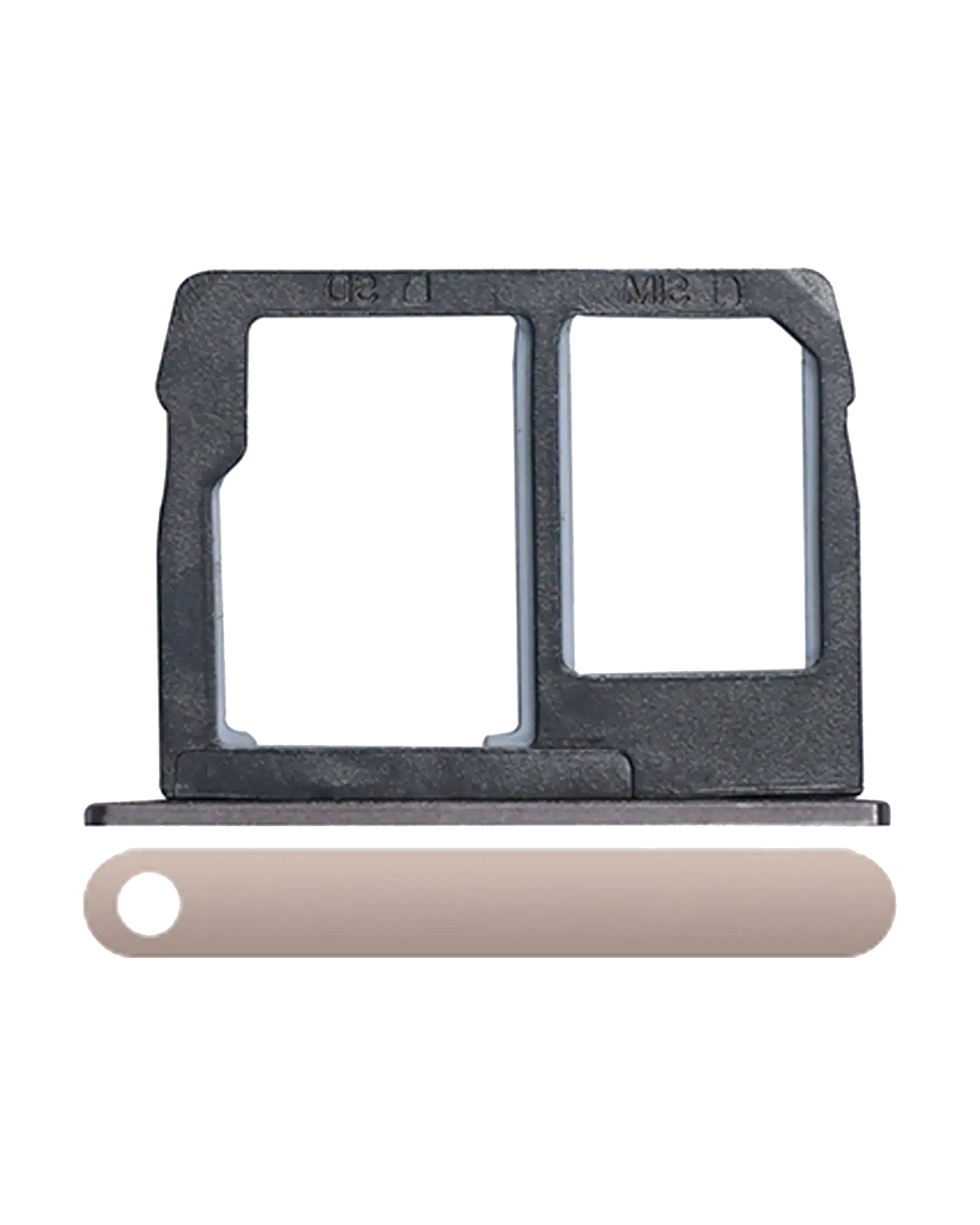 Sim Card Tray Compatible For Motorola Moto G5S Plus (Xt1806 / 2017) (Gold) (Single Card Version)
