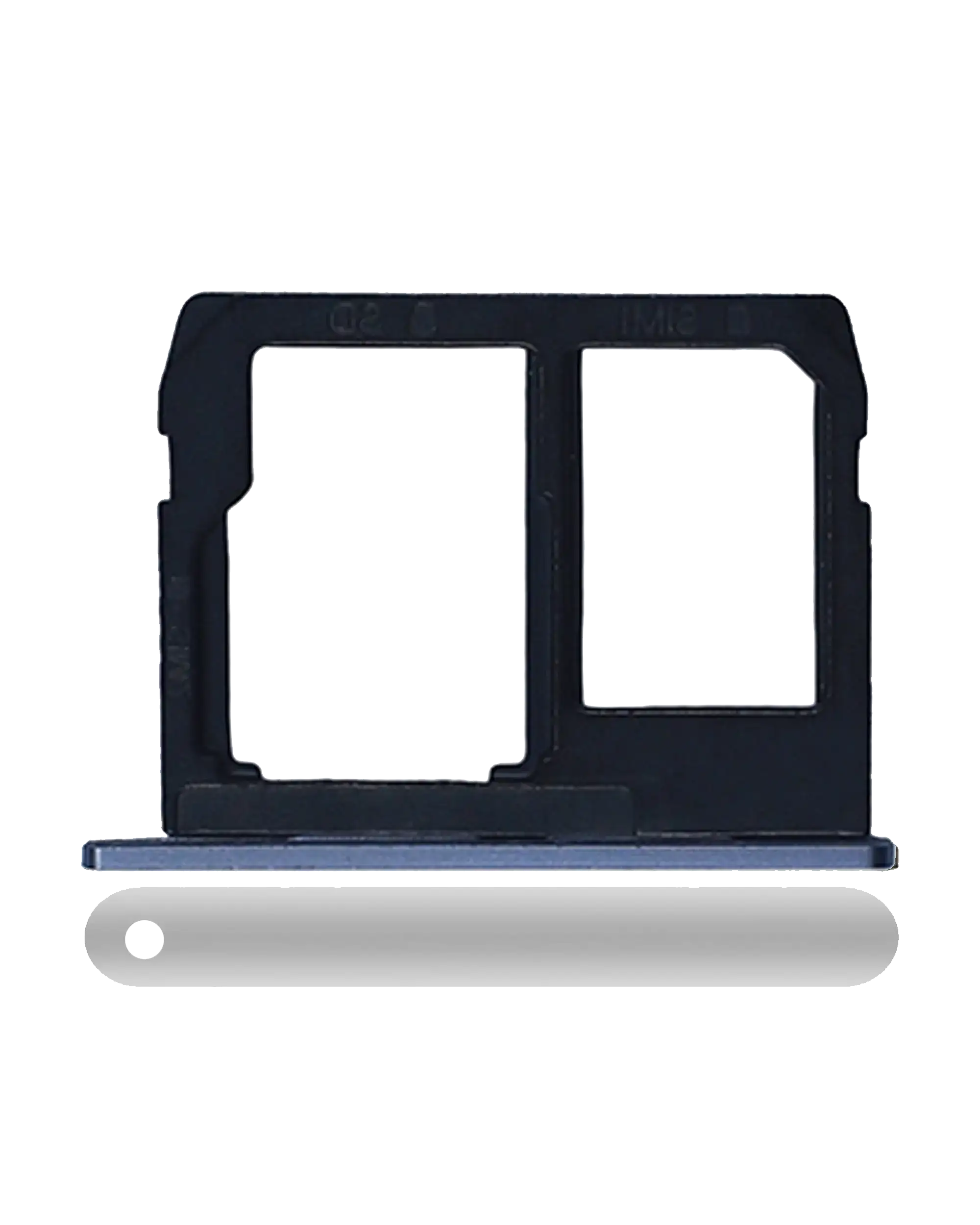 Sim Card Tray Compatible For Motorola Moto G5S Plus (Xt1806 / 2017) (Silver) (Dual Card Version)
