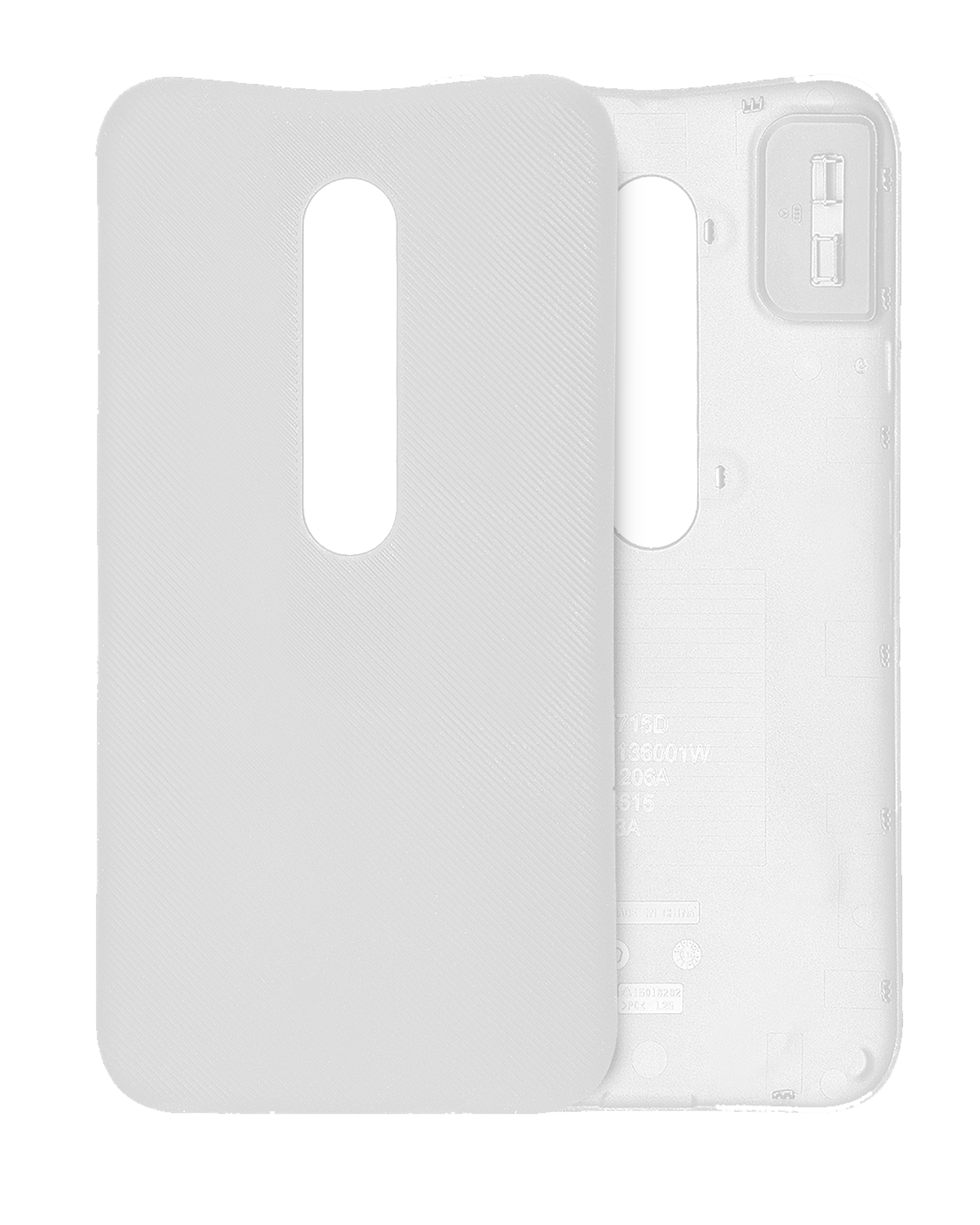 Back Cover Glass Compatible For Motorola Moto G3 (Xt1540 / 2015) (White)