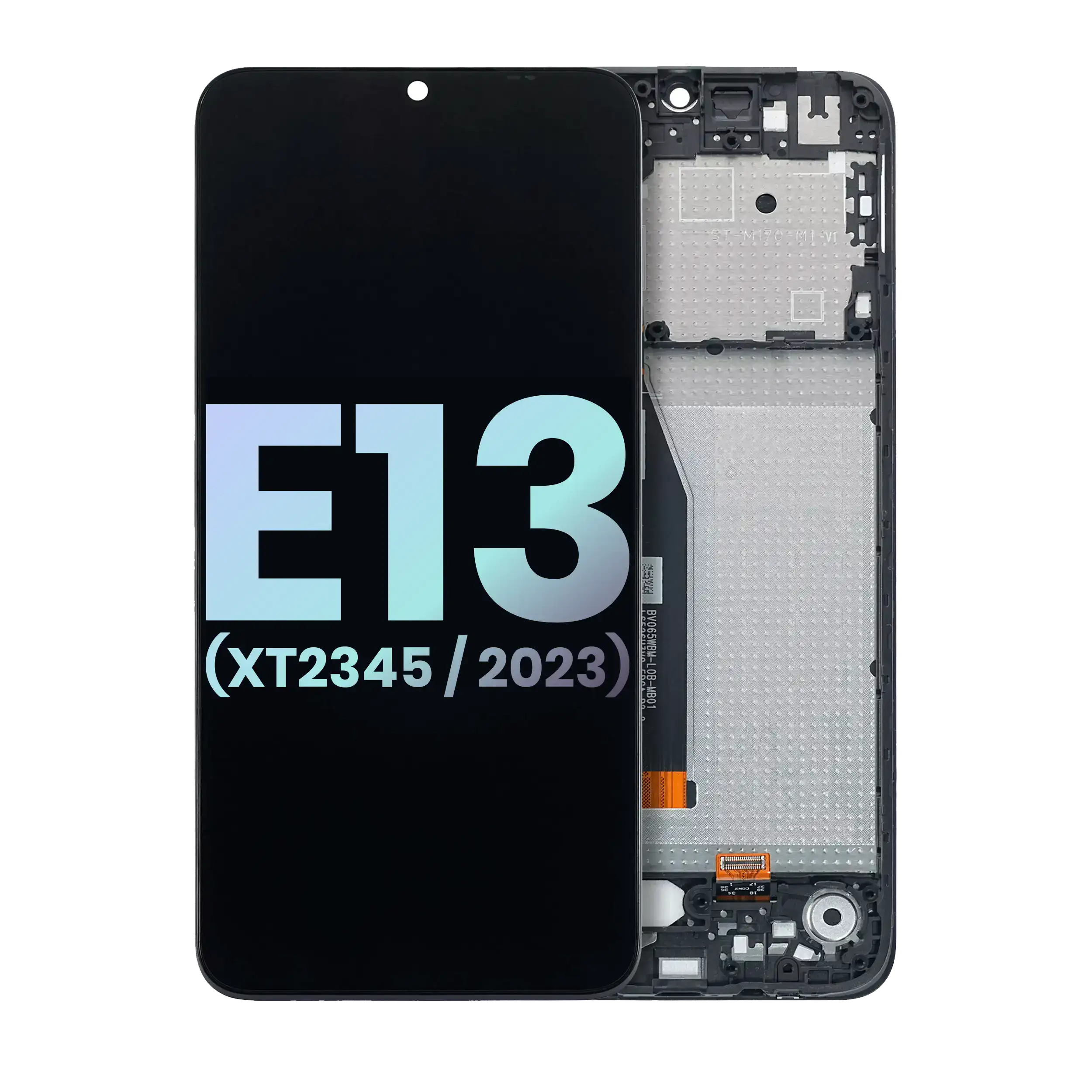 Lcd Assembly With Frame Compatible For Motorola Moto E13 (Xt2345 / 2023) (Official - Not Aftermarket) (All Colors)