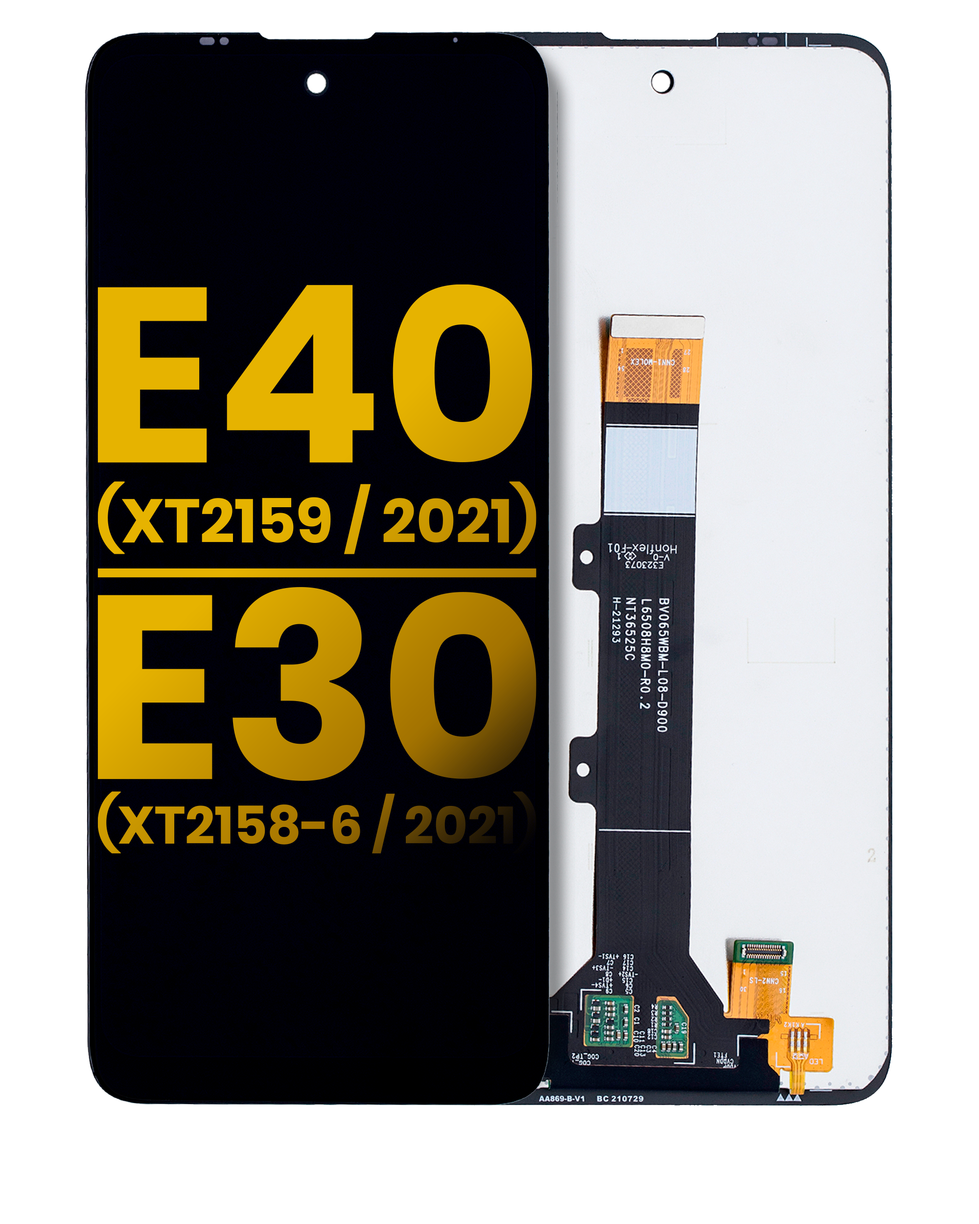 Lcd Assembly Without Frame Compatible For Motorola Moto E40 (Xt2159 / 2021) / E30 (Xt2158-6 / 2021) (Refurbished) (All Colors)