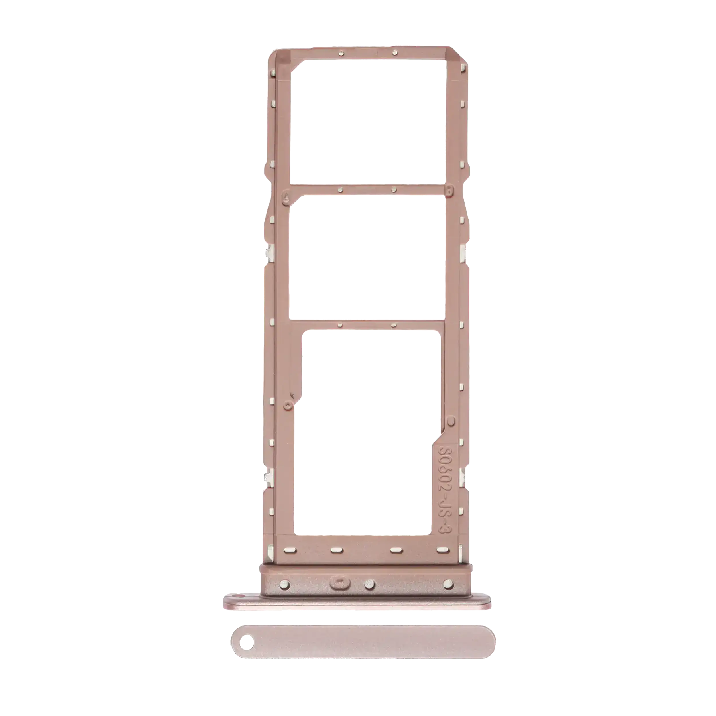 Dual Sim Card Tray Compatible For Motorola Moto E40 (Xt2159 / 2021) (Pink Clay)