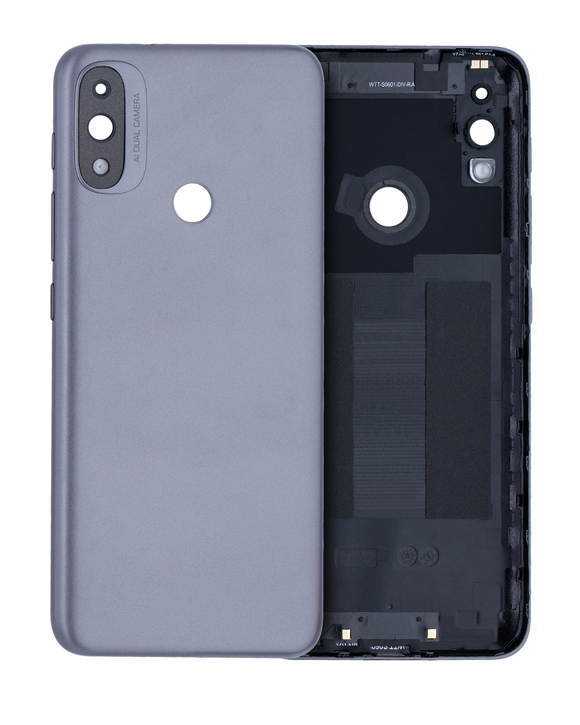 Back Cover Glass Compatible For Motorola Moto E20 (Xt2155 / 2021) (Gray)
