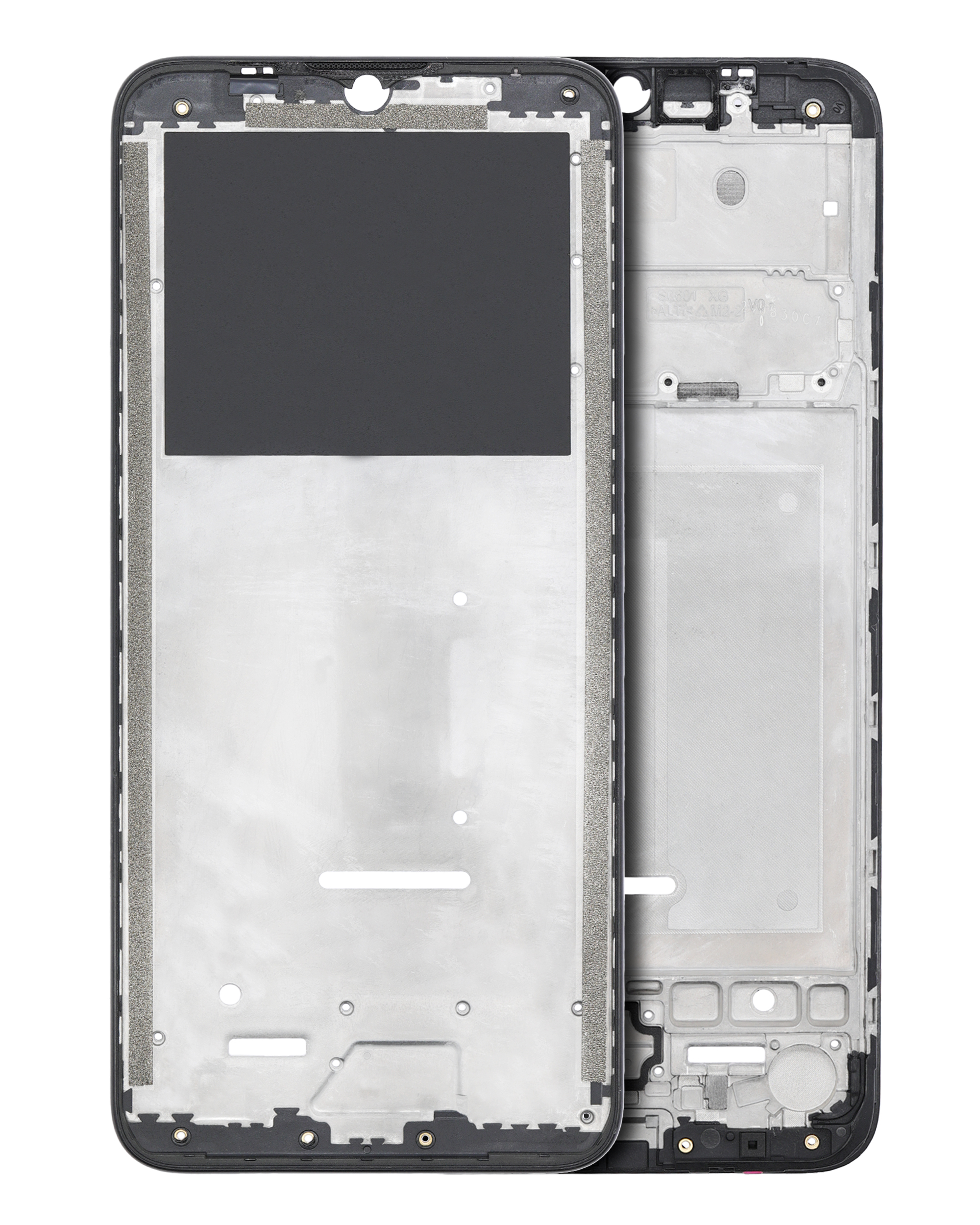 Lcd-Frame Compatible For Motorola Moto E20 (Xt2155 / 2021) (Black)