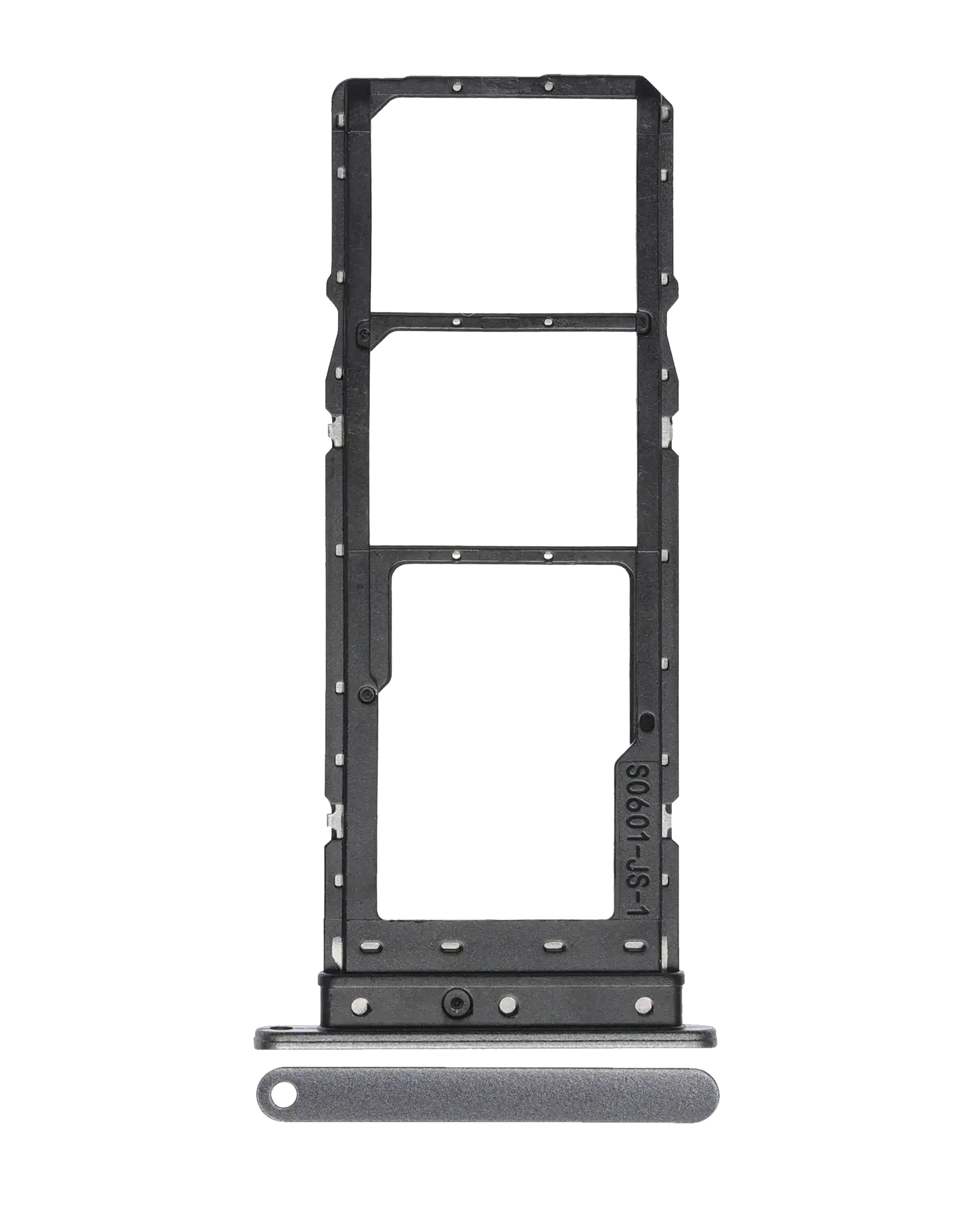 Dual Sim Card Tray Compatible For Motorola Moto E20 (Xt2155 / 2021) (Gray)