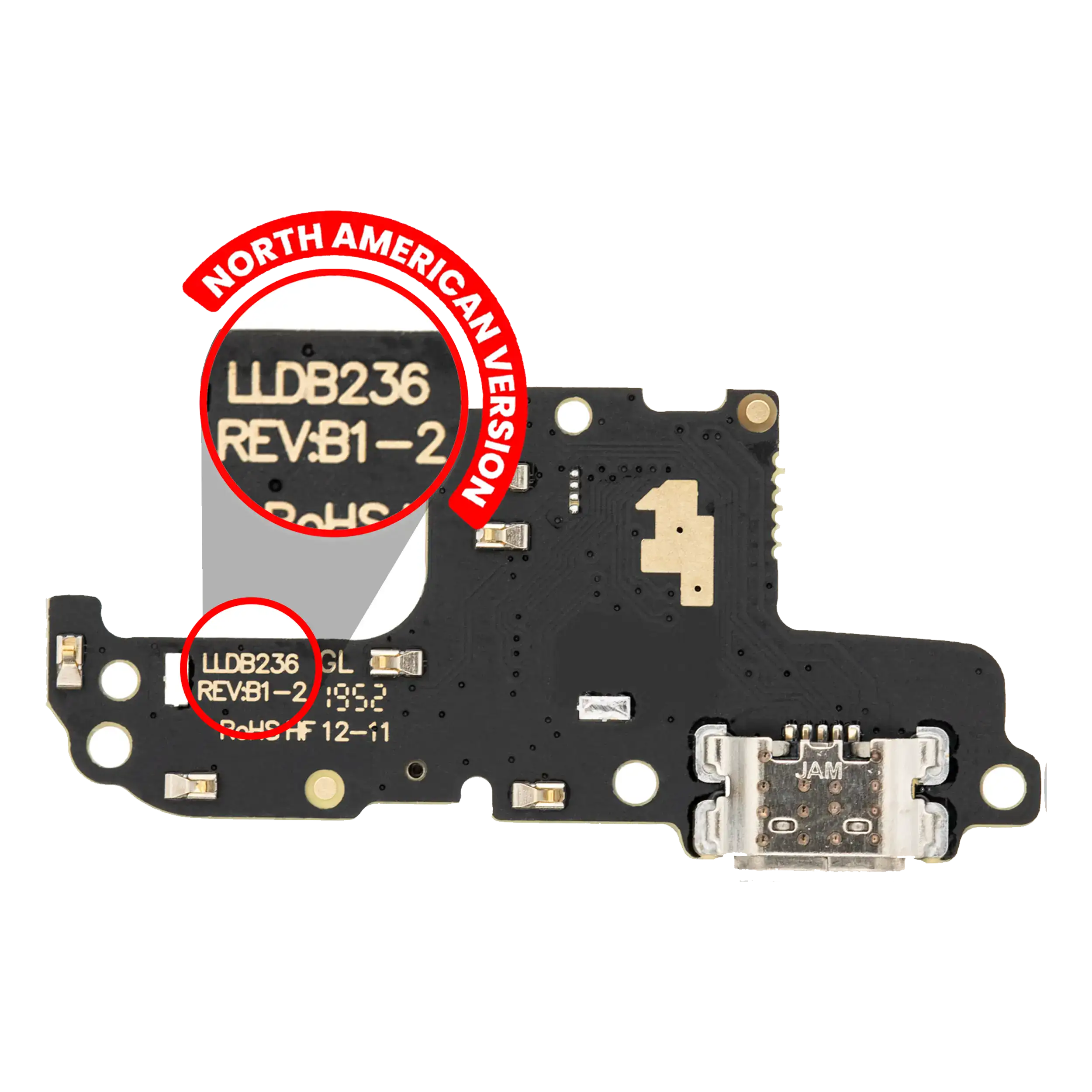 Charging Port Board Compatible For Motorola Moto E (Xt2052 / 2020) (Us Version) (Premium)
