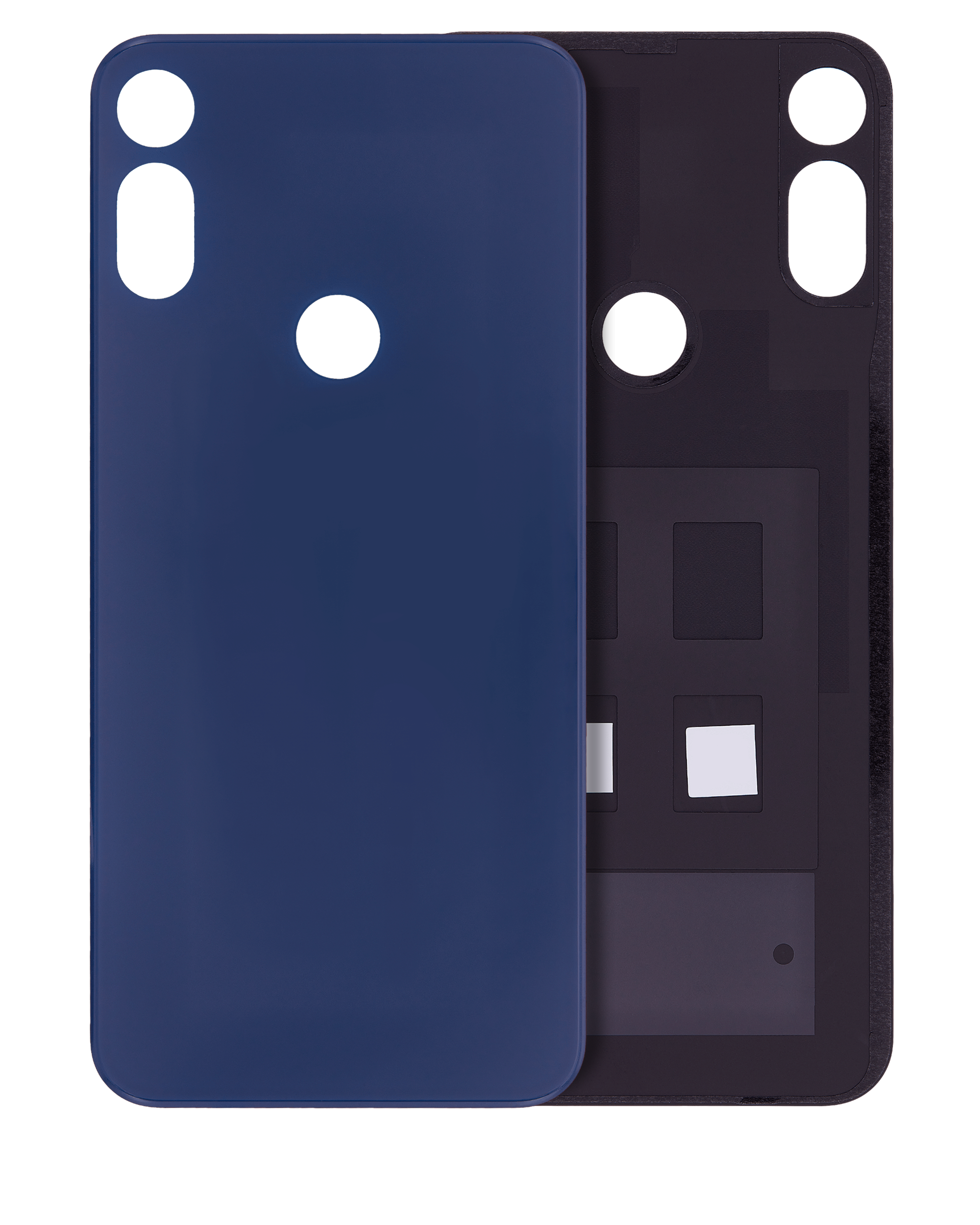 Back Cover Glass Compatible For Motorola Moto E (Xt2052 / 2020) (Official - Not Aftermarket) (Midnight Blue)