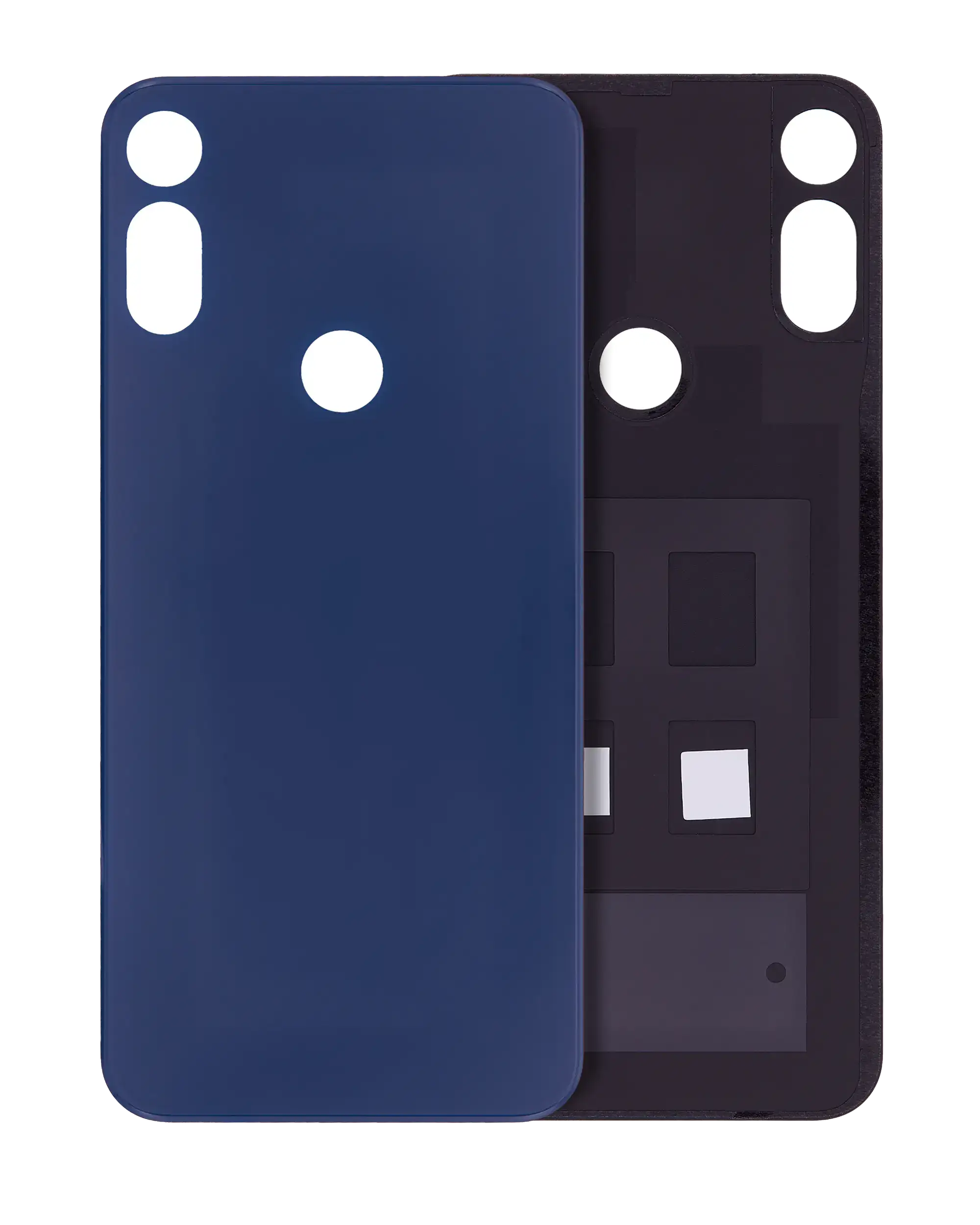 Back Cover Glass Compatible For Motorola Moto E (Xt2052 / 2020) (Midnight Blue)