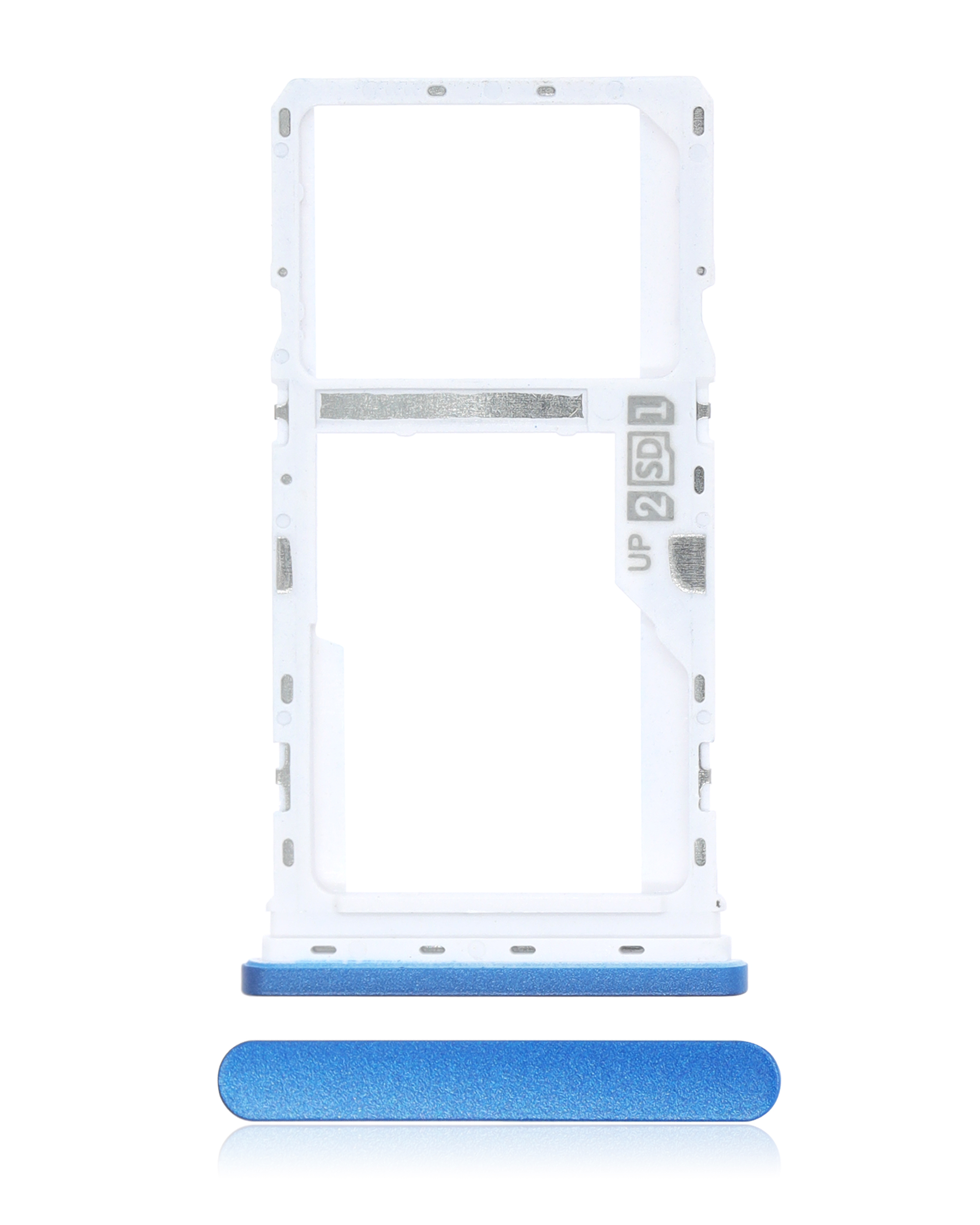 Sim Card Tray Compatible For Motorola Moto E7 Plus (Xt2081 / 2020) (Navy Blue)