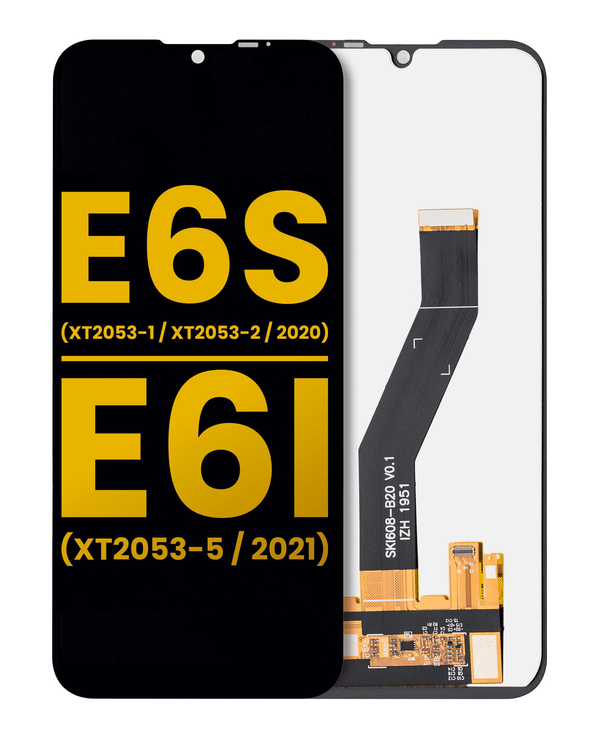 Lcd Assembly Without Frame Compatible For Motorola Moto E6S (Xt2053-1 / Xt2053-2 / 2020) / E6I (Xt2053-5 / 2021) (Refurbished) (All Colors)