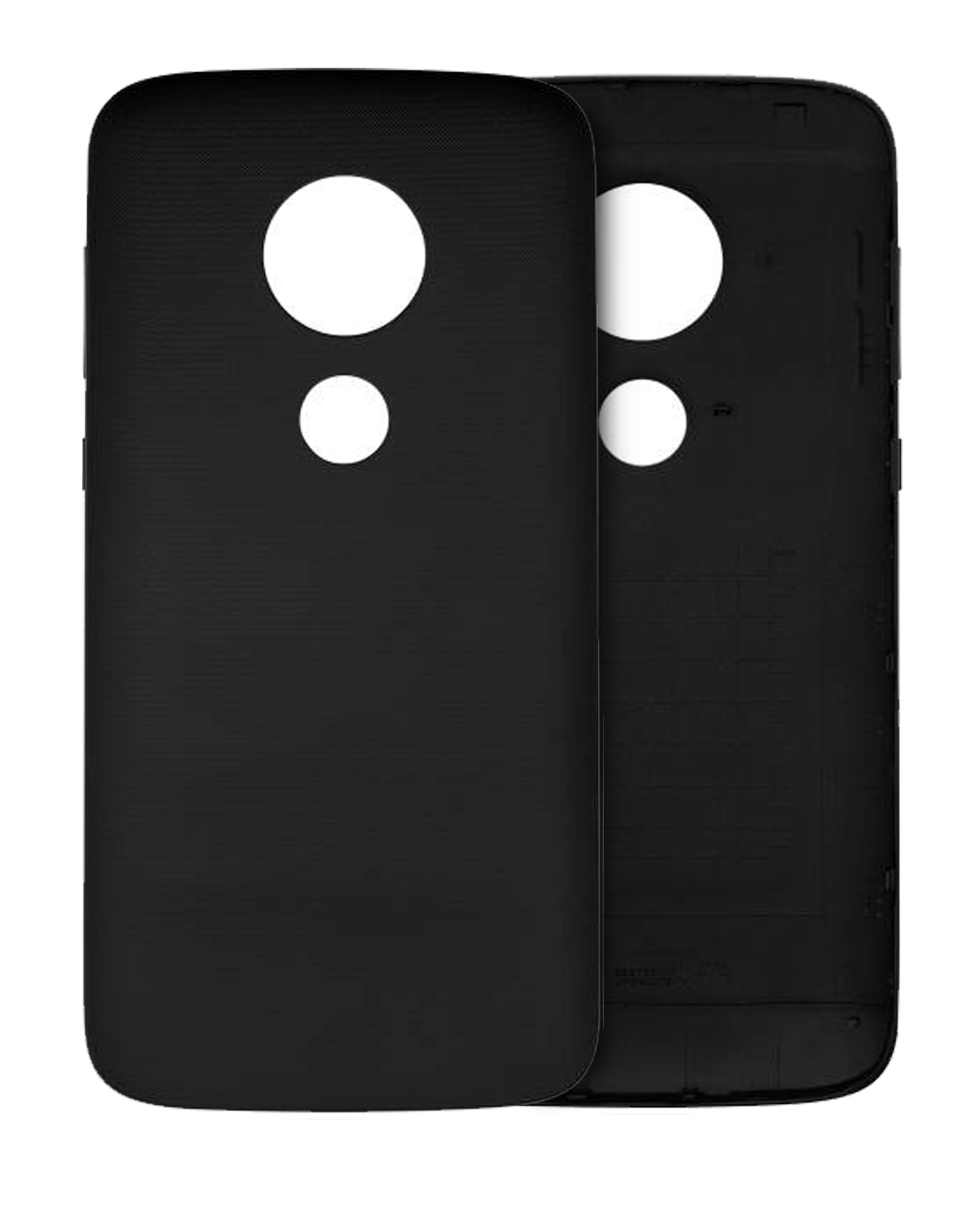 Back Cover Glass Compatible For Motorola Moto E5 Play (Xt1921 / 2018) (Official - Not Aftermarket) (Black)