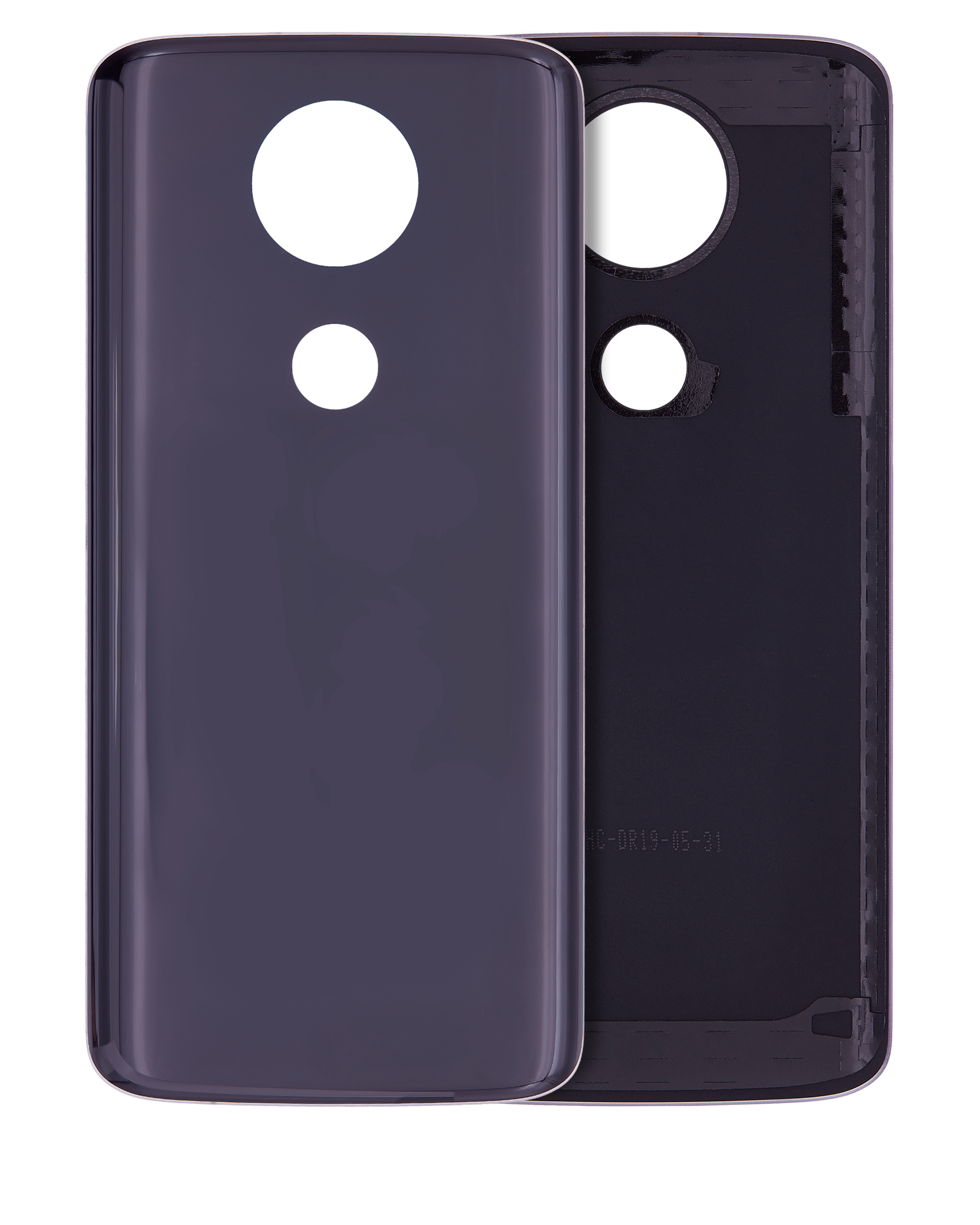 Back Cover Glass Compatible For Motorola Moto E5 Plus (Xt1924 / 2018) (Official - Not Aftermarket) (Gray)